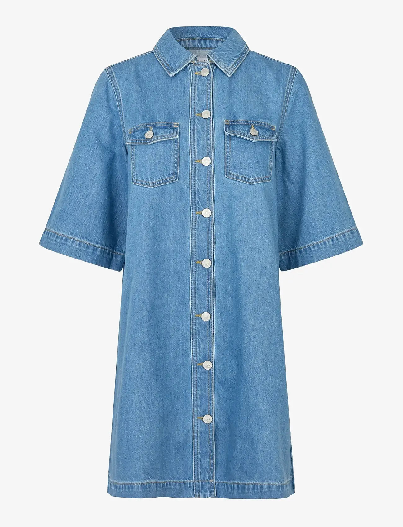 mbyM - Mira-M - robes chemises - mid vintage blue - 1