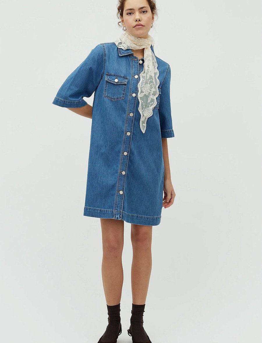 mbyM - Mira-M - hemdkleider - mid vintage blue - 3