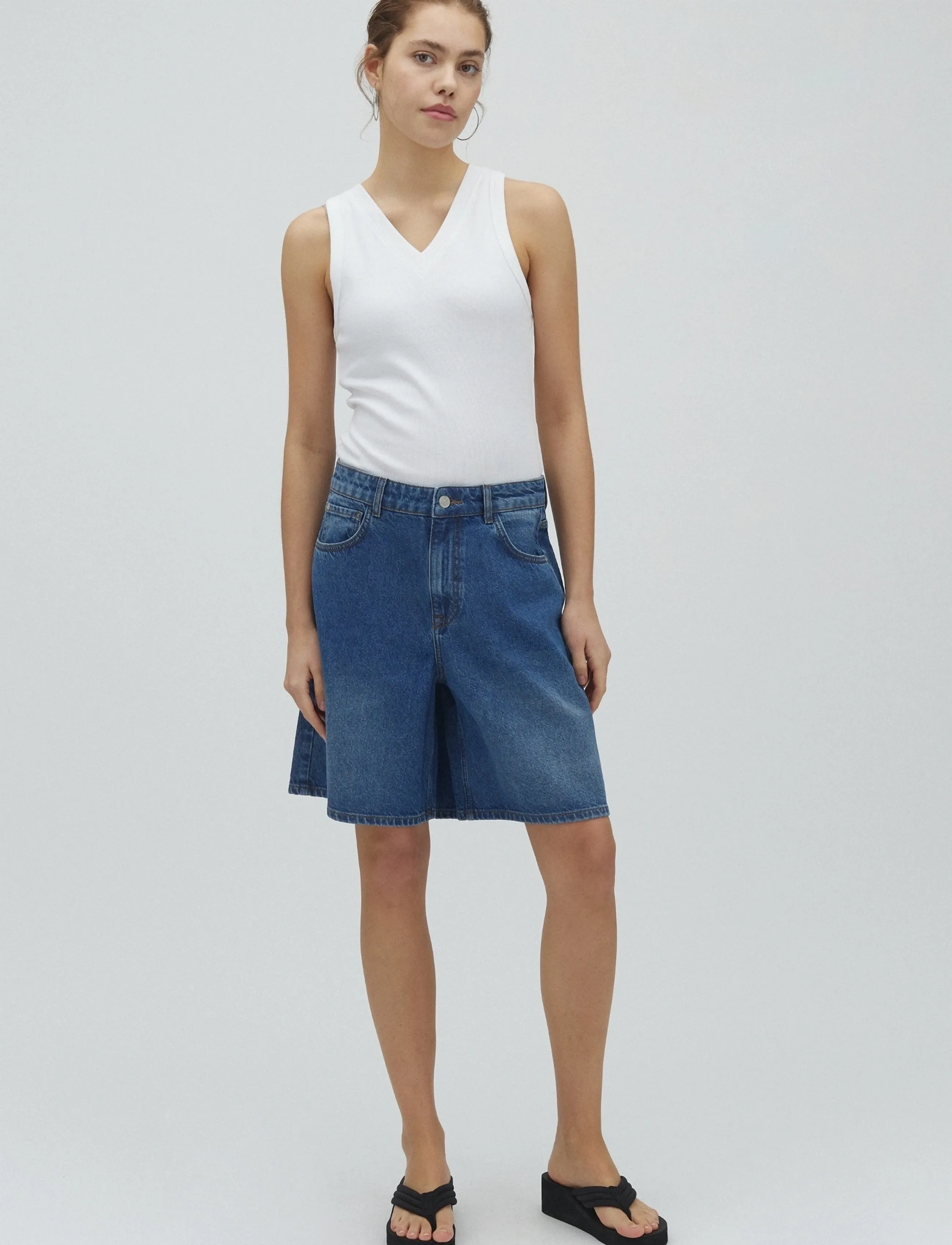 mbyM Talina-M, L, Blue, Shorts > Bermudas, Dame