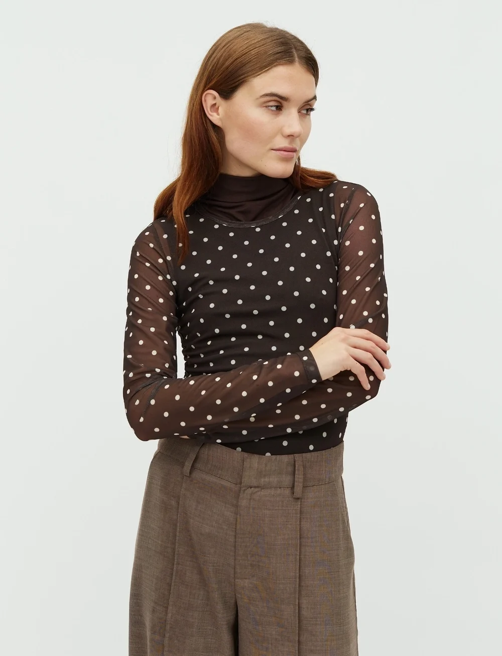 mbyM - Aracelia-M - langärmlige blusen - java dots - 0