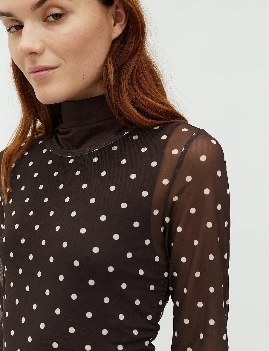 mbyM - Aracelia-M - langärmelige blusen - java dots - 3