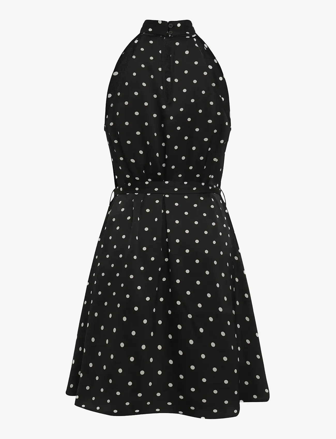 mbyM - Paletta-M - midikleider - black sugar dots - 1