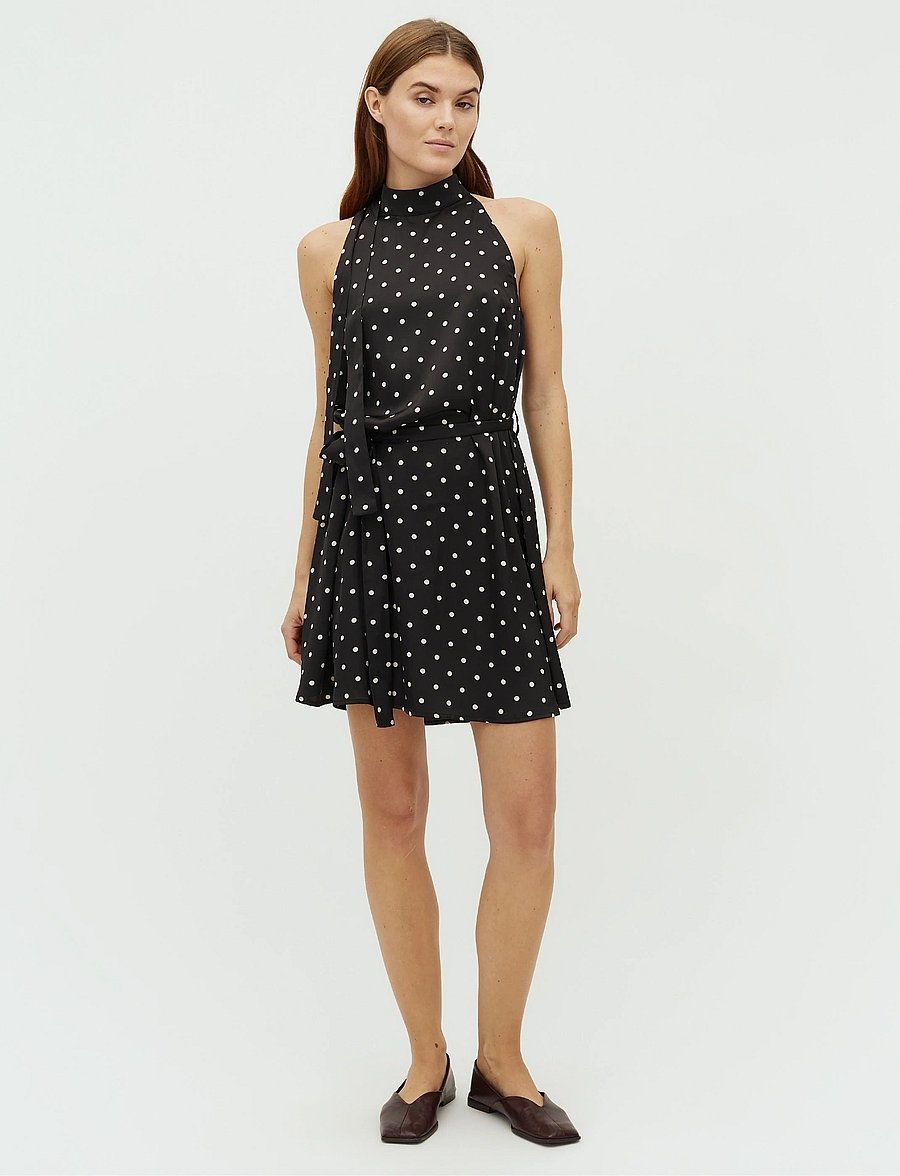 mbyM - Paletta-M - midikleider - black sugar dots - 3