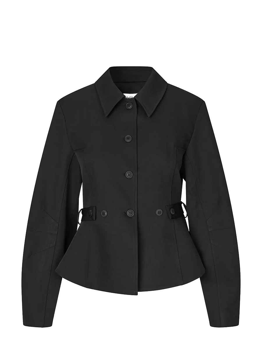 MBYM - Yraella-M - blazer mit gürtel - black - 1