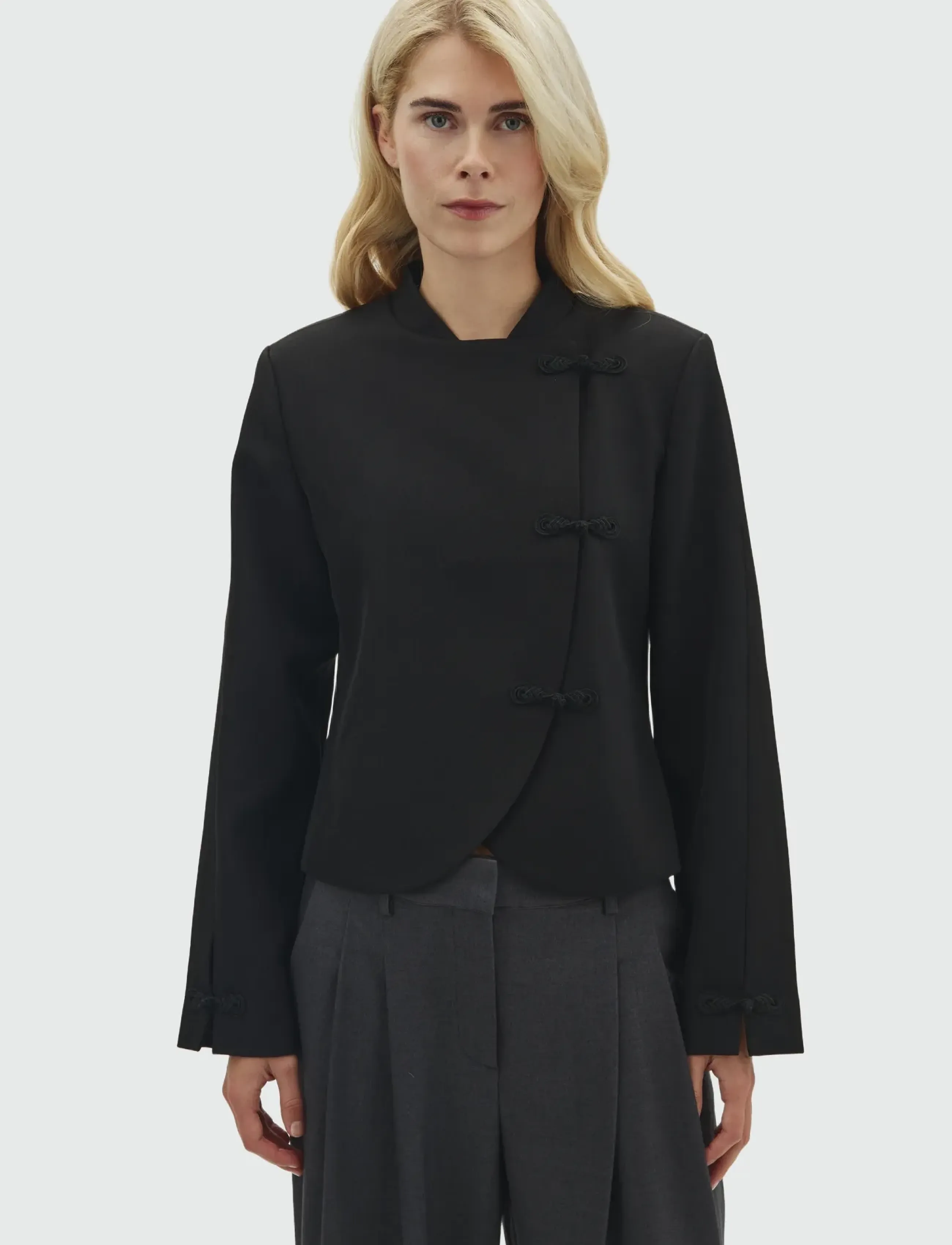 MBYM - Palmar-M - single breasted blazers - black - 0