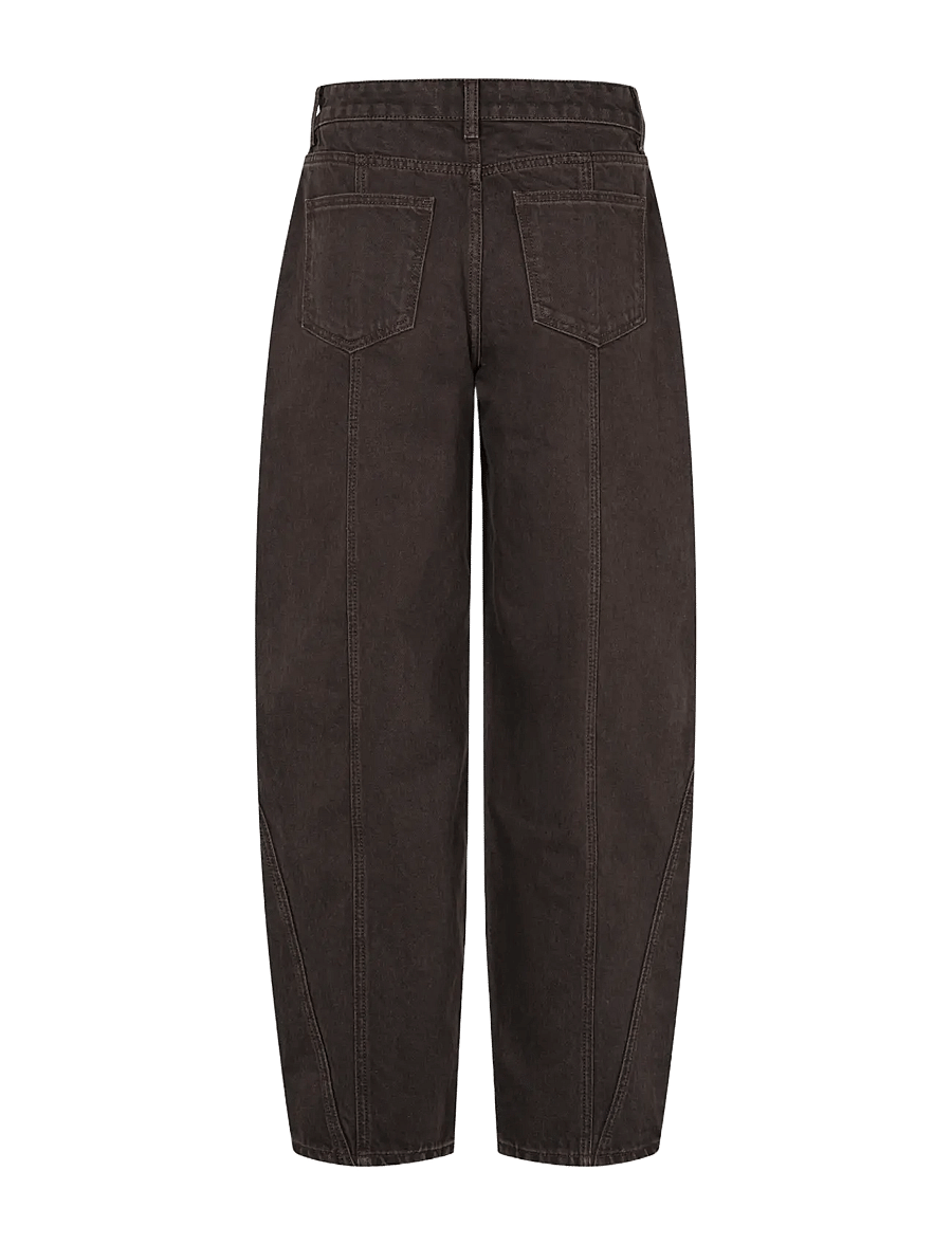 MBYM - Almira-M - barrel jeans - brown wash - 2