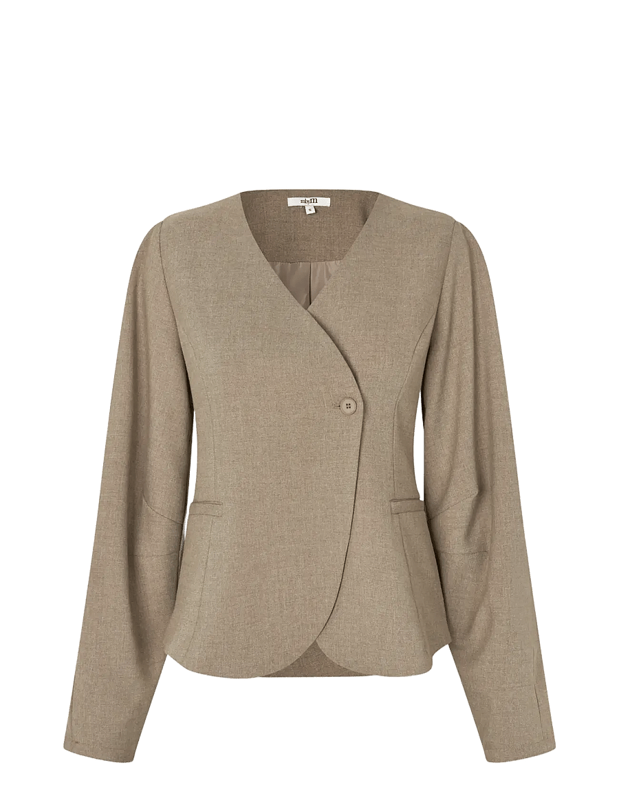 MBYM - Diane-M - einreihige blazer - falcon melange - 1