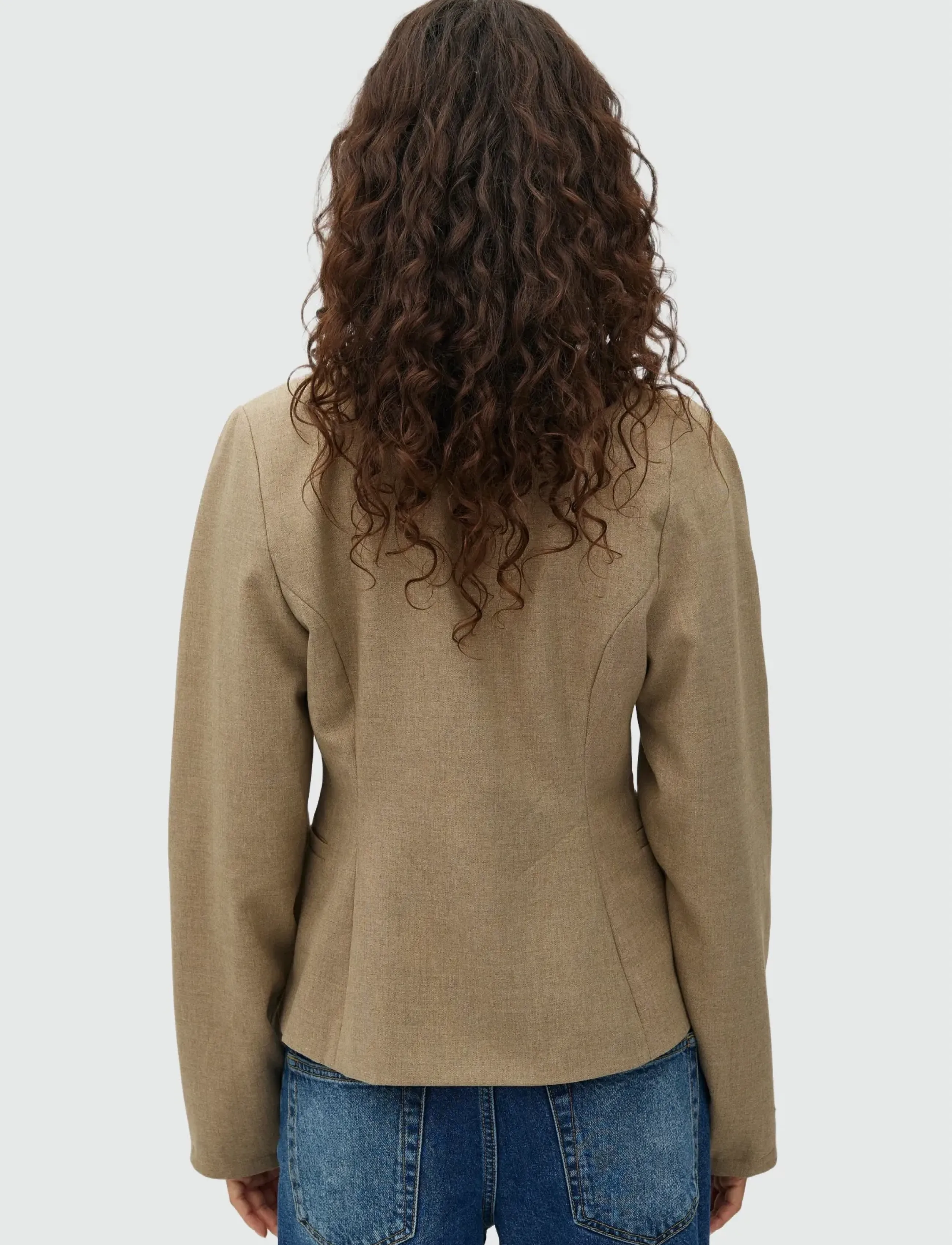 MBYM - Diane-M - einreihige blazer - falcon melange - 4