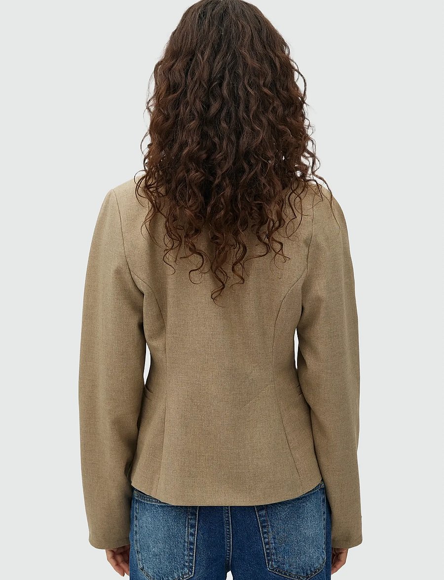 MBYM - Diane-M - einreihige blazer - falcon melange - 4
