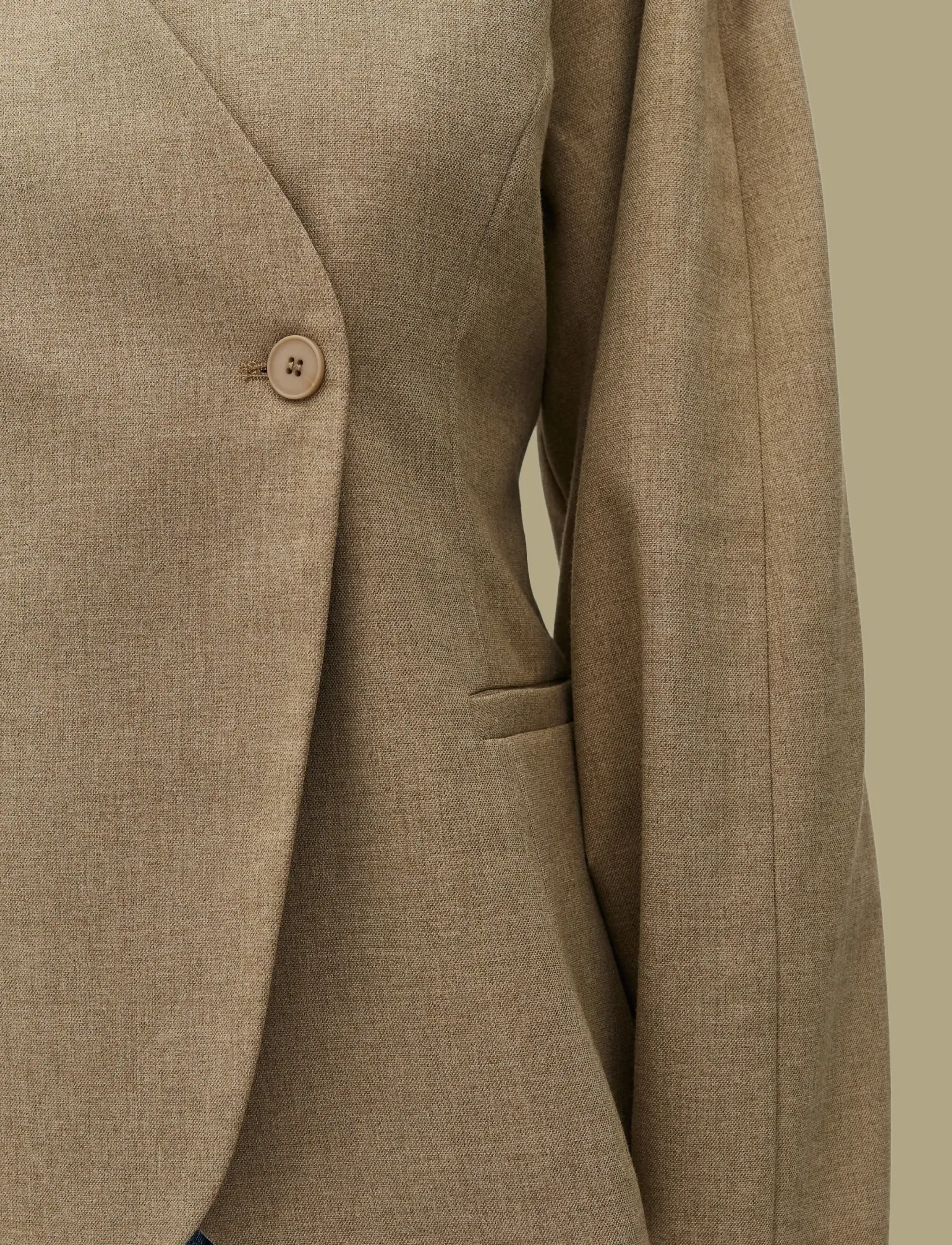 MBYM - Diane-M - einreihige blazer - falcon melange - 5