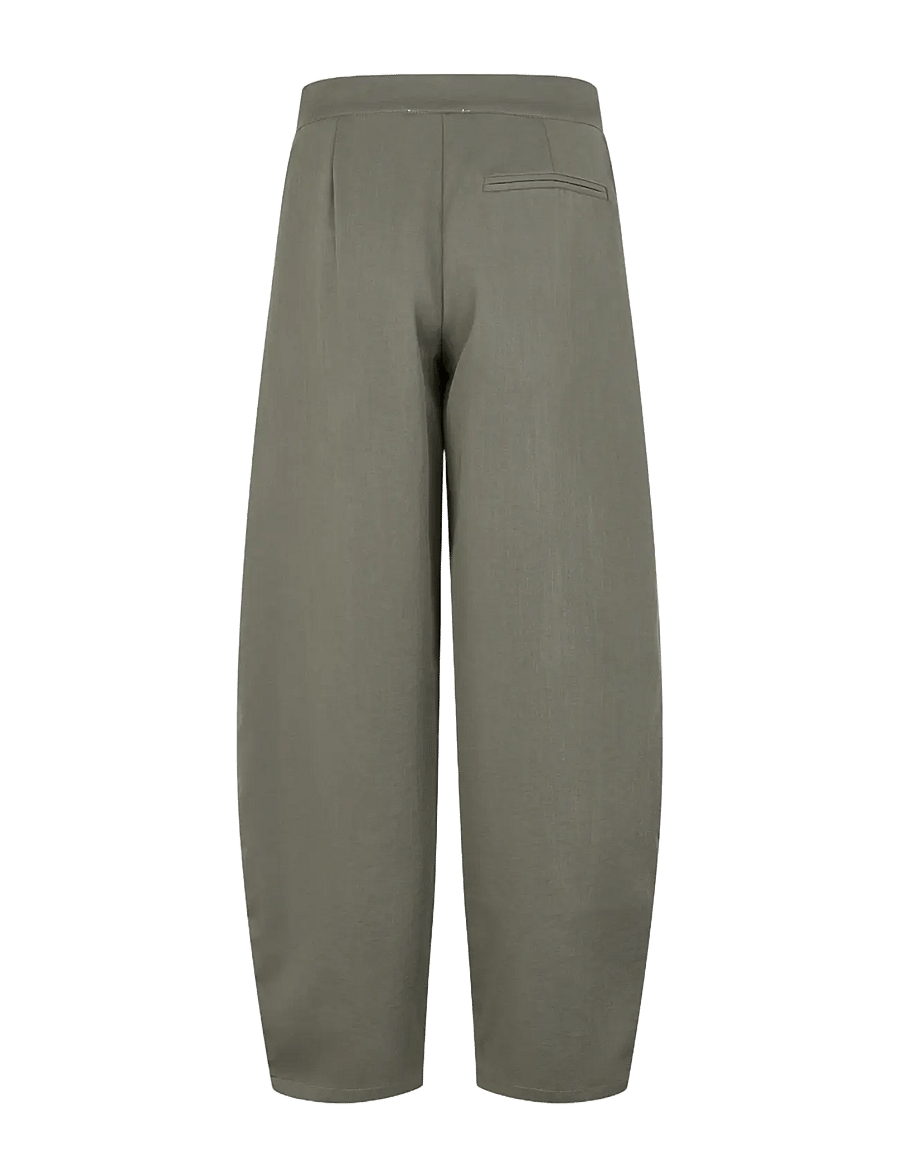 MBYM - Pija tie-M - hosen mit geradem bein - grey green - 2