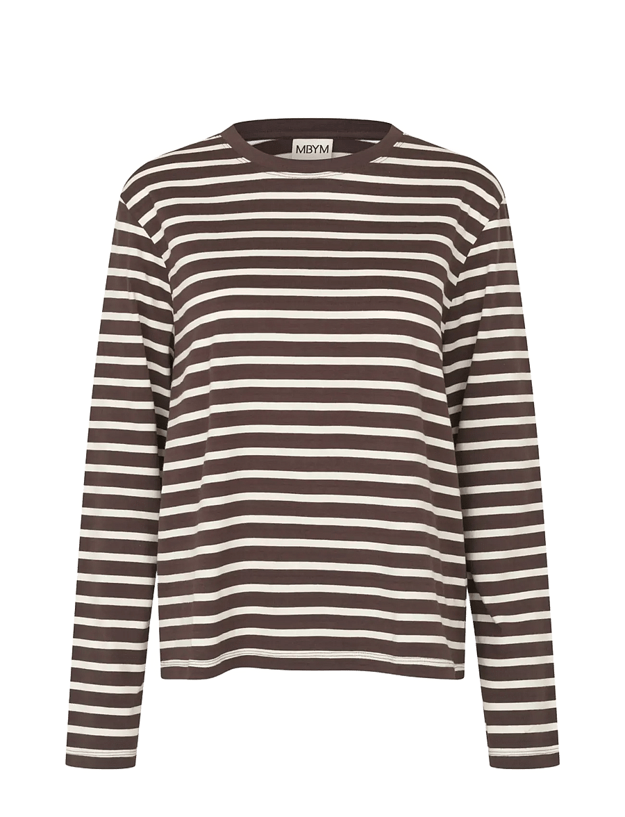 MBYM - Suvi-M - langärmlige tops - java sugar stripe - 1