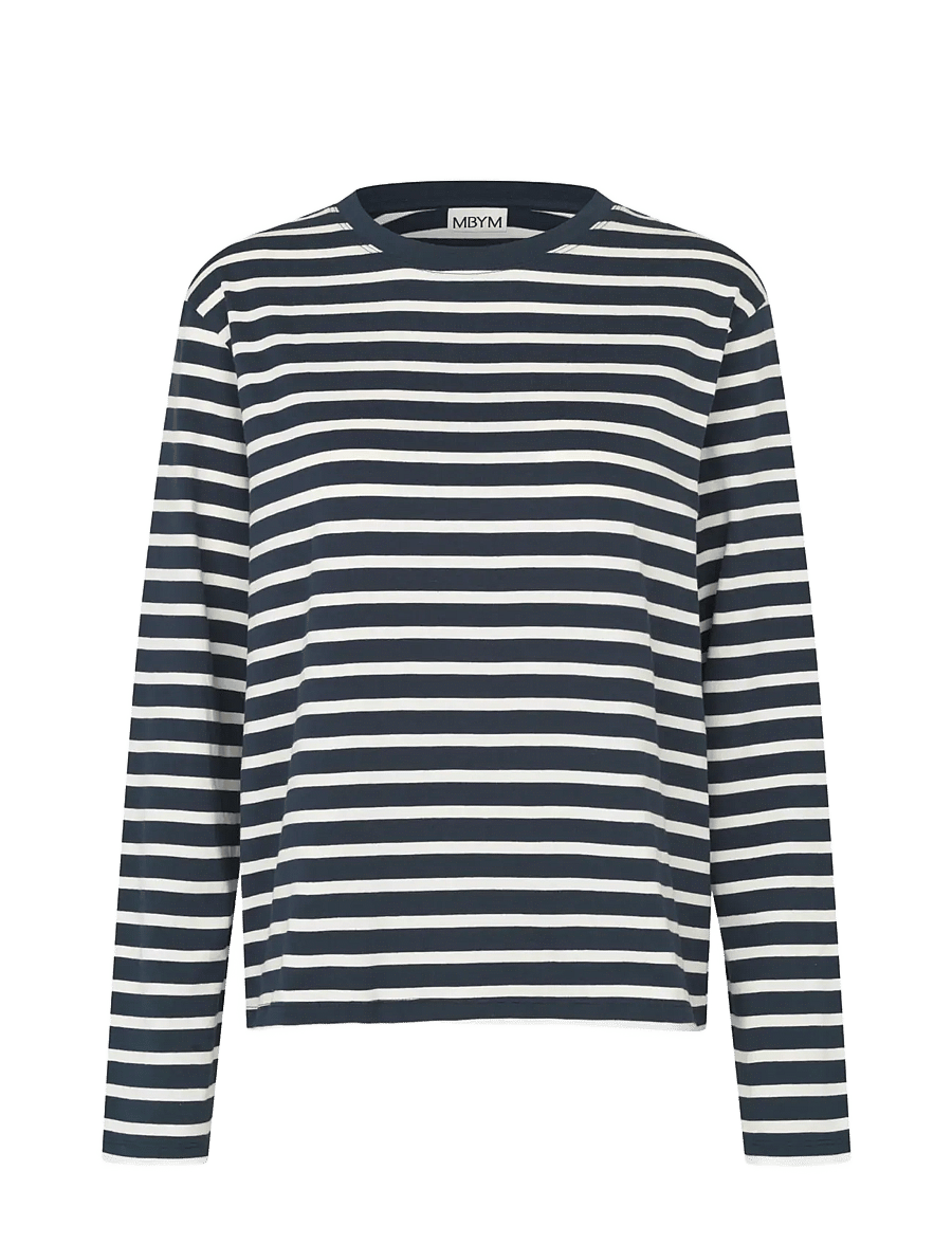 MBYM - Suvi-M - langärmlige tops - night sugar stripe - 1