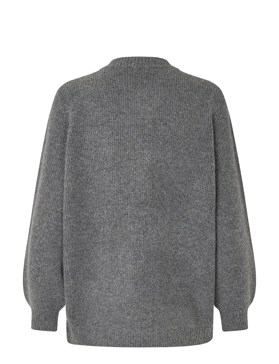 mbyM - Miralinda-M - strickjacken - dark grey melange - 1