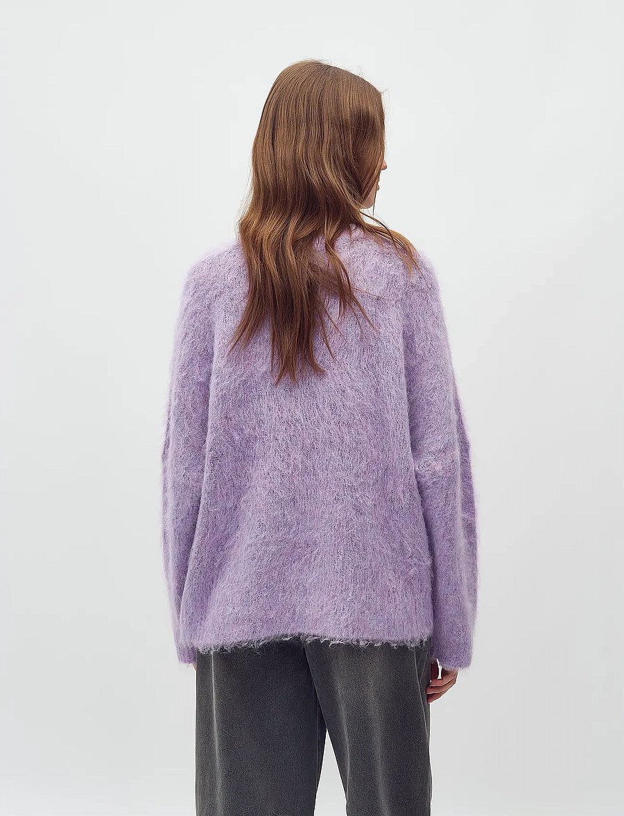 mbyM - Gillis-M - pullover - gentle violet melange - 3