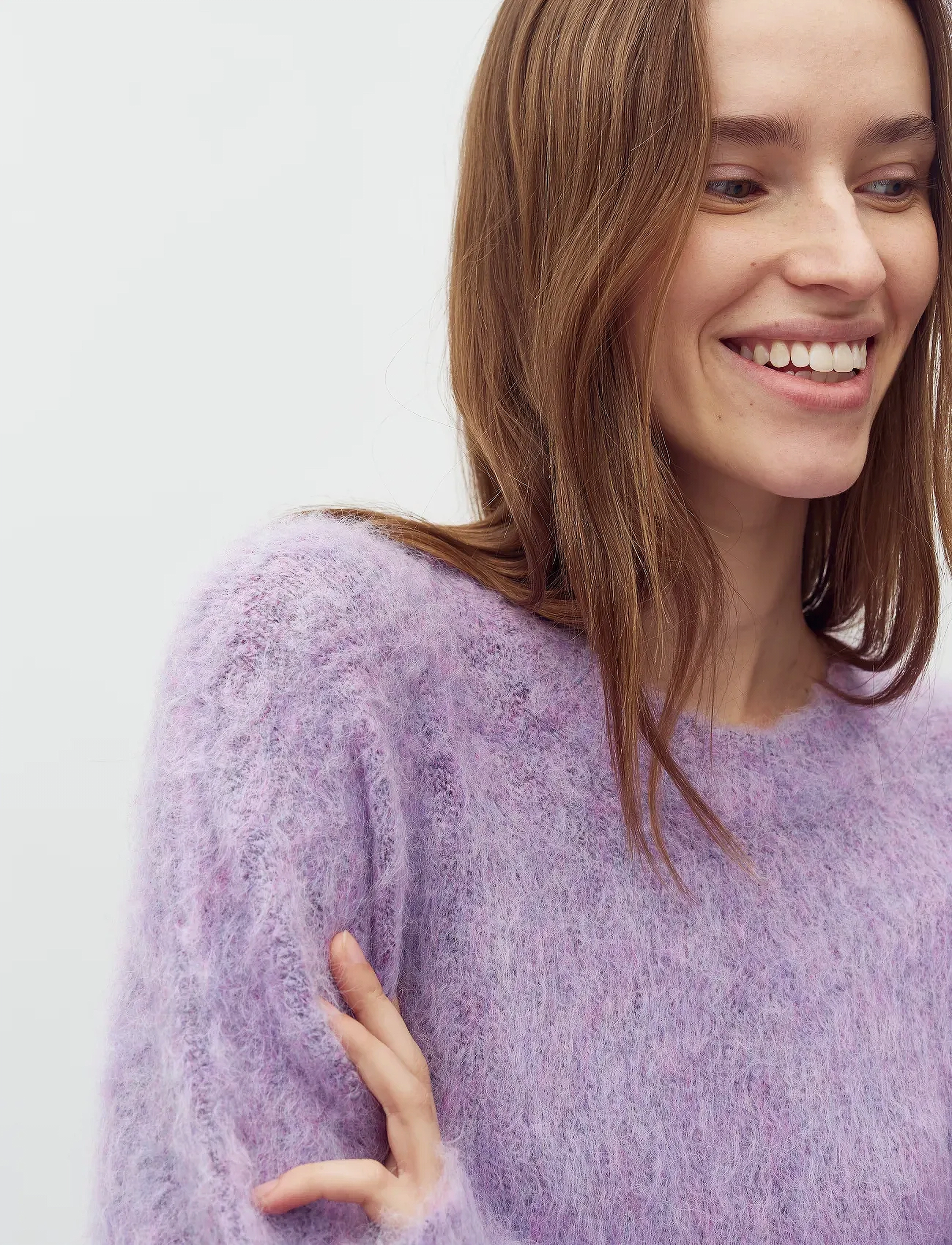 mbyM - Gillis-M - striktrøjer - gentle violet melange - 5