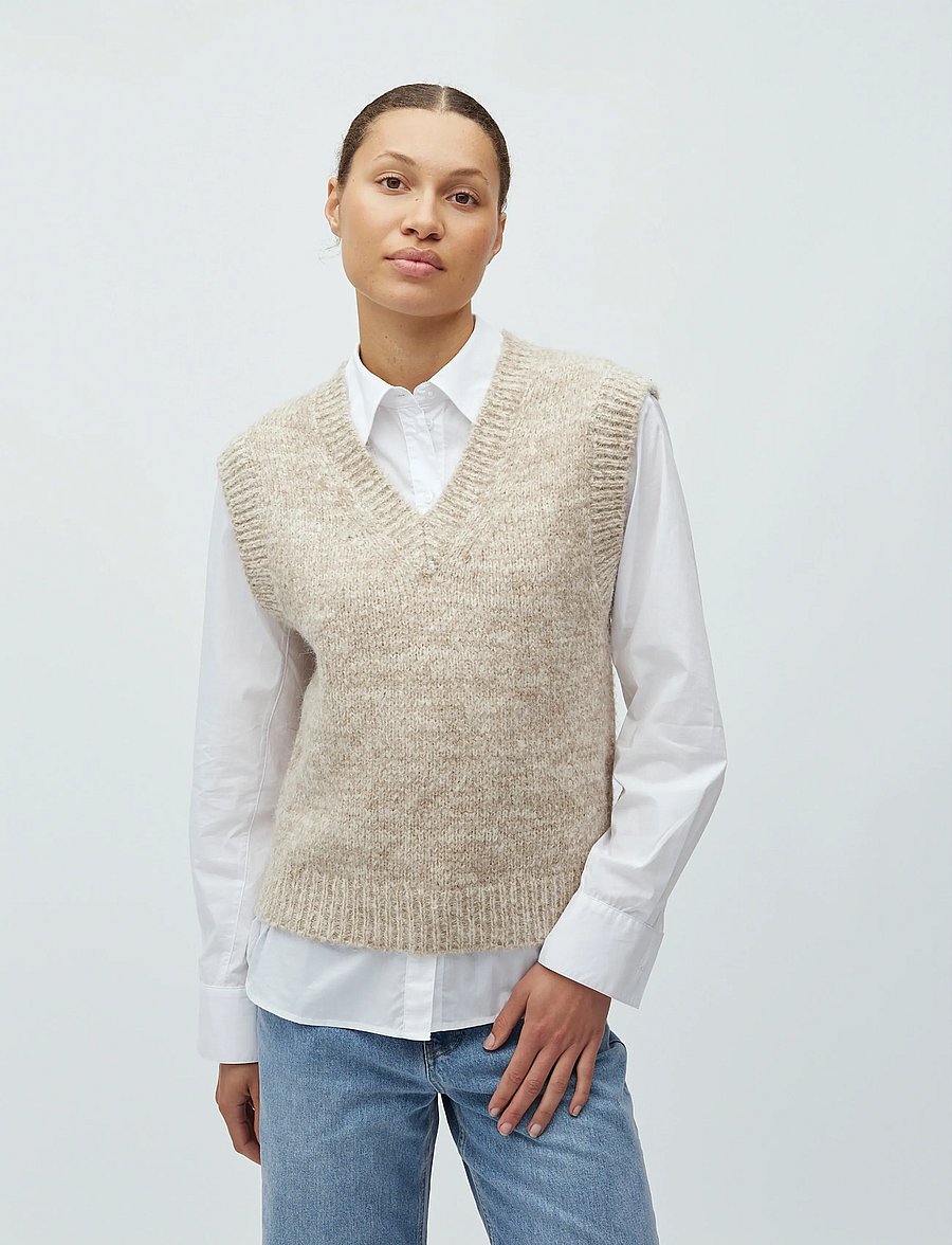 mbyM - Allia-M - kootud vestid - oaty melange - 4
