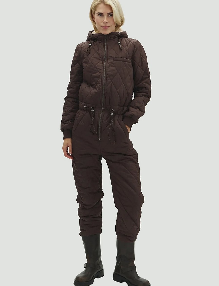 MBYM - Isolde T-M - quilted jackets - dark coffee - 0