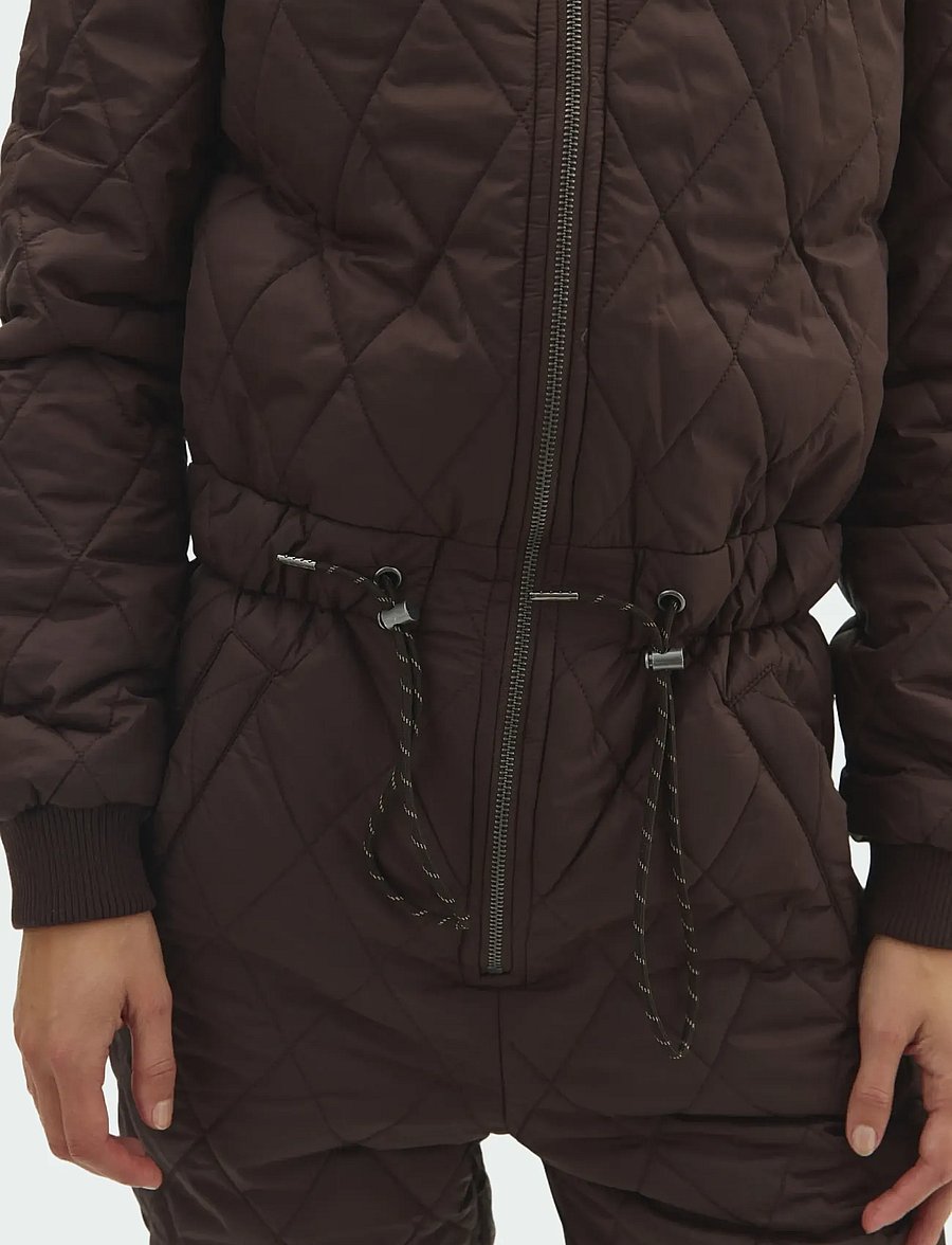 MBYM - Isolde T-M - quilted jackets - dark coffee - 4