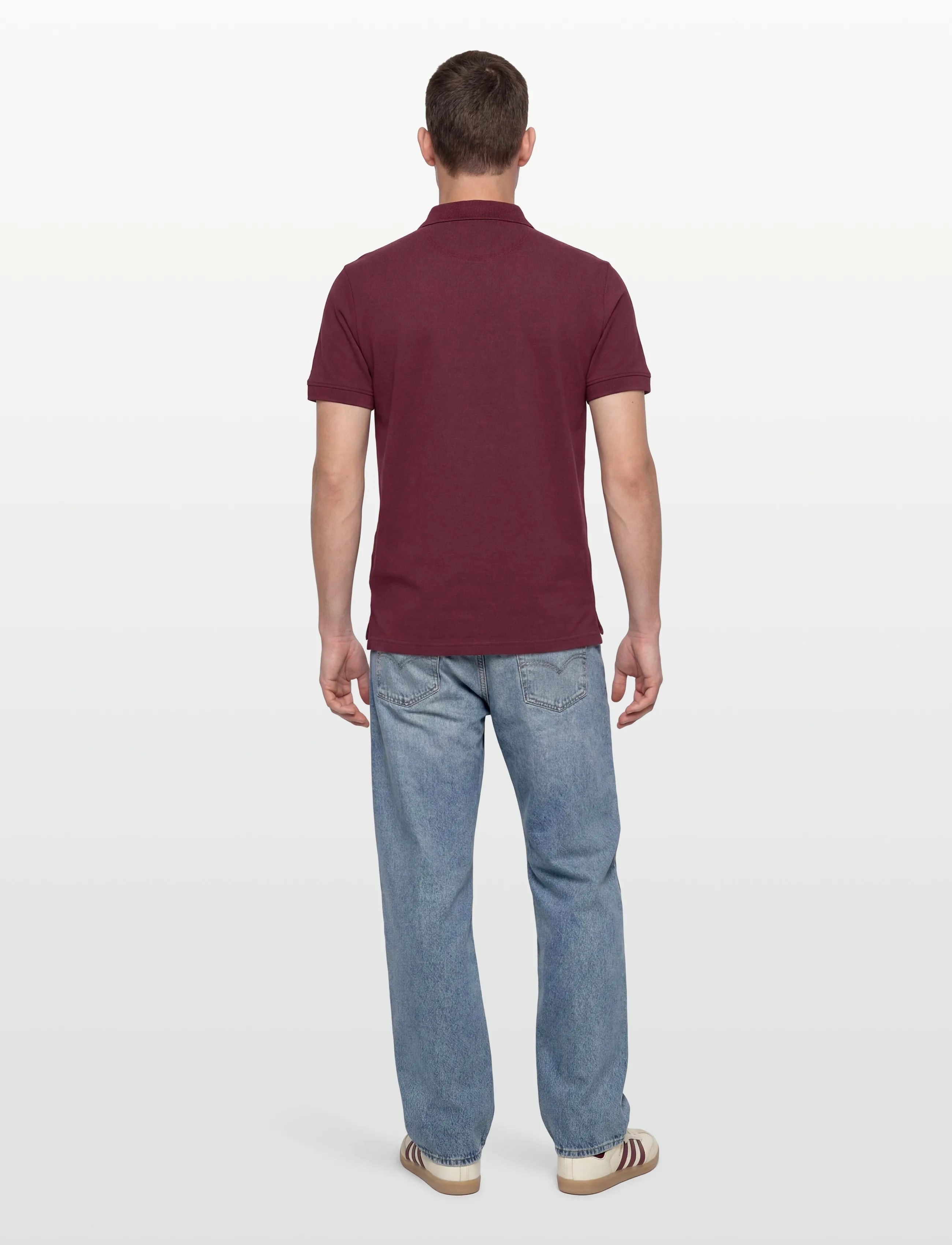 MCS - MCS POLO HURST MEN - short-sleeved polos - zinfandel - 4