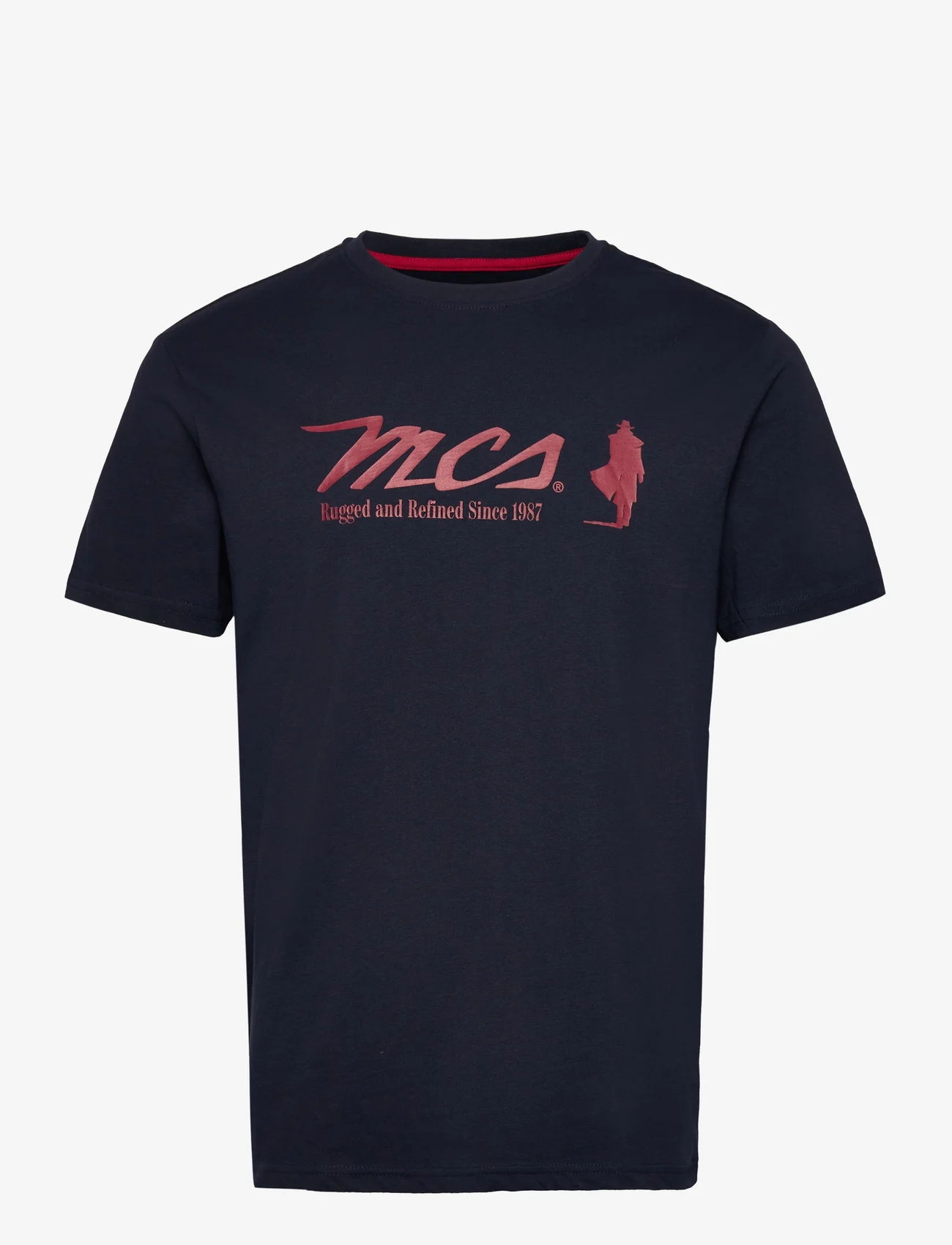 MCS - MCS Tee Sherman Men - alhaisimmat hinnat - navyblue - 0