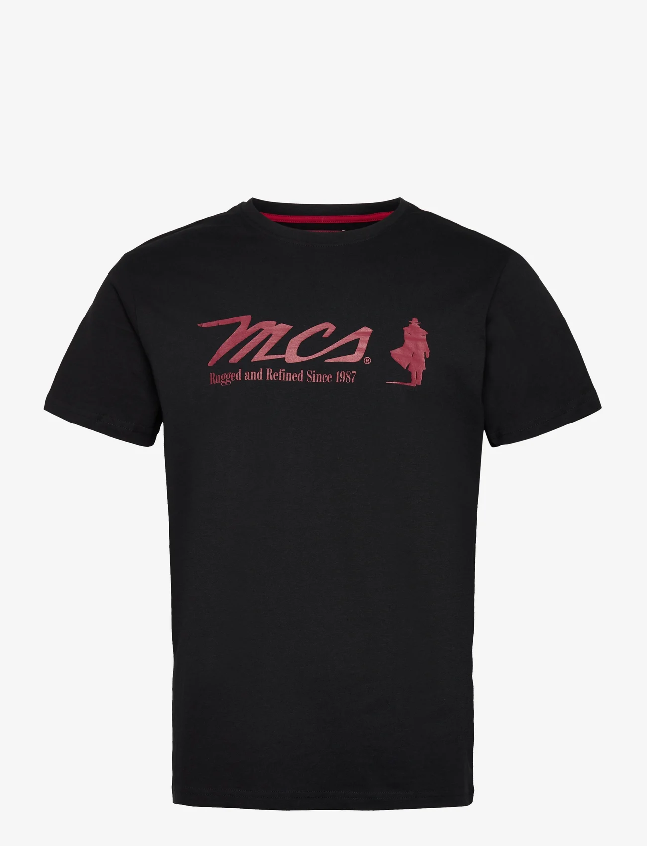 MCS - MCS Tee Sherman Men - alhaisimmat hinnat - stoneblack - 0