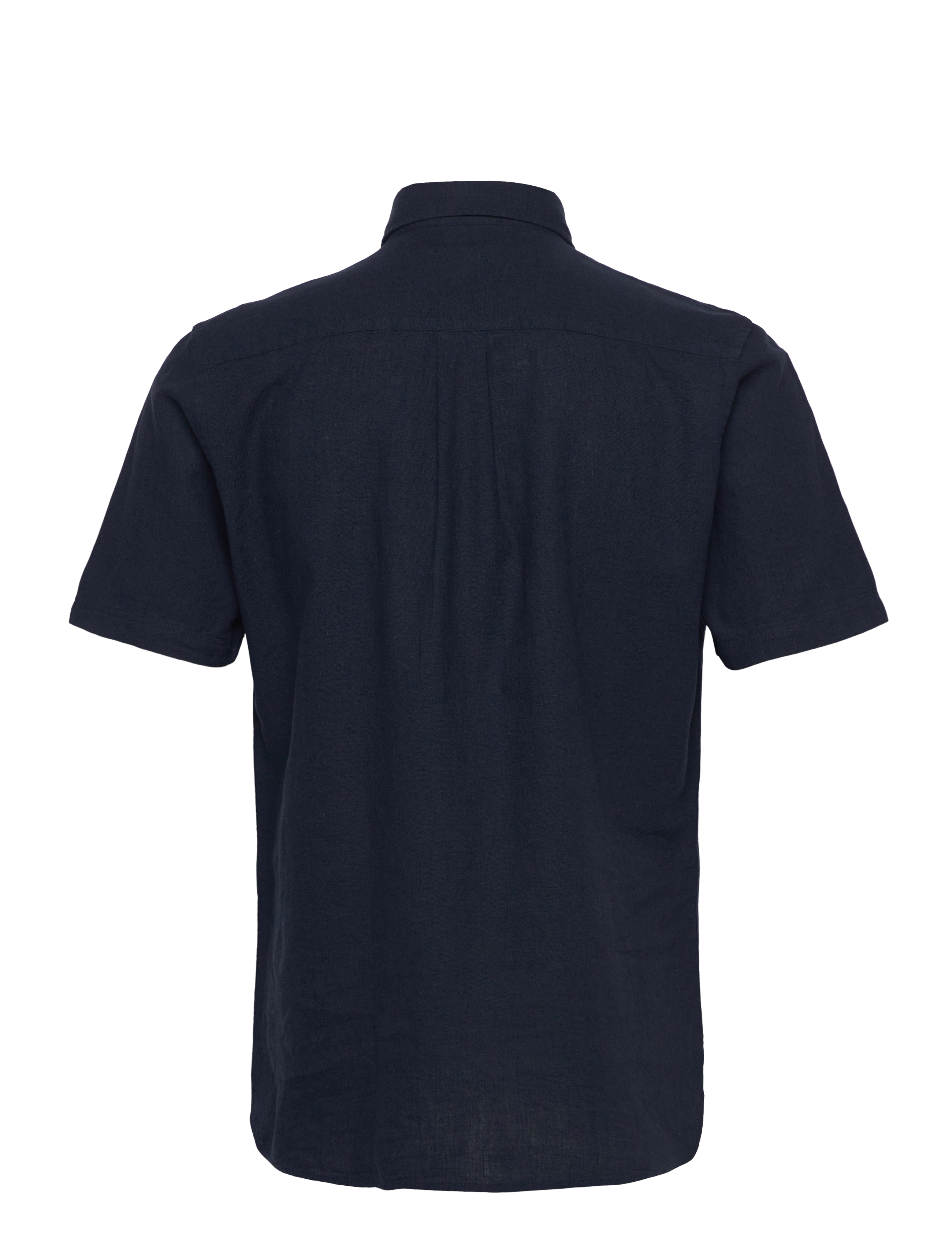 MCS - MCS Shirt Fort Worth Men - hørskjorter - dark sapphire - 1