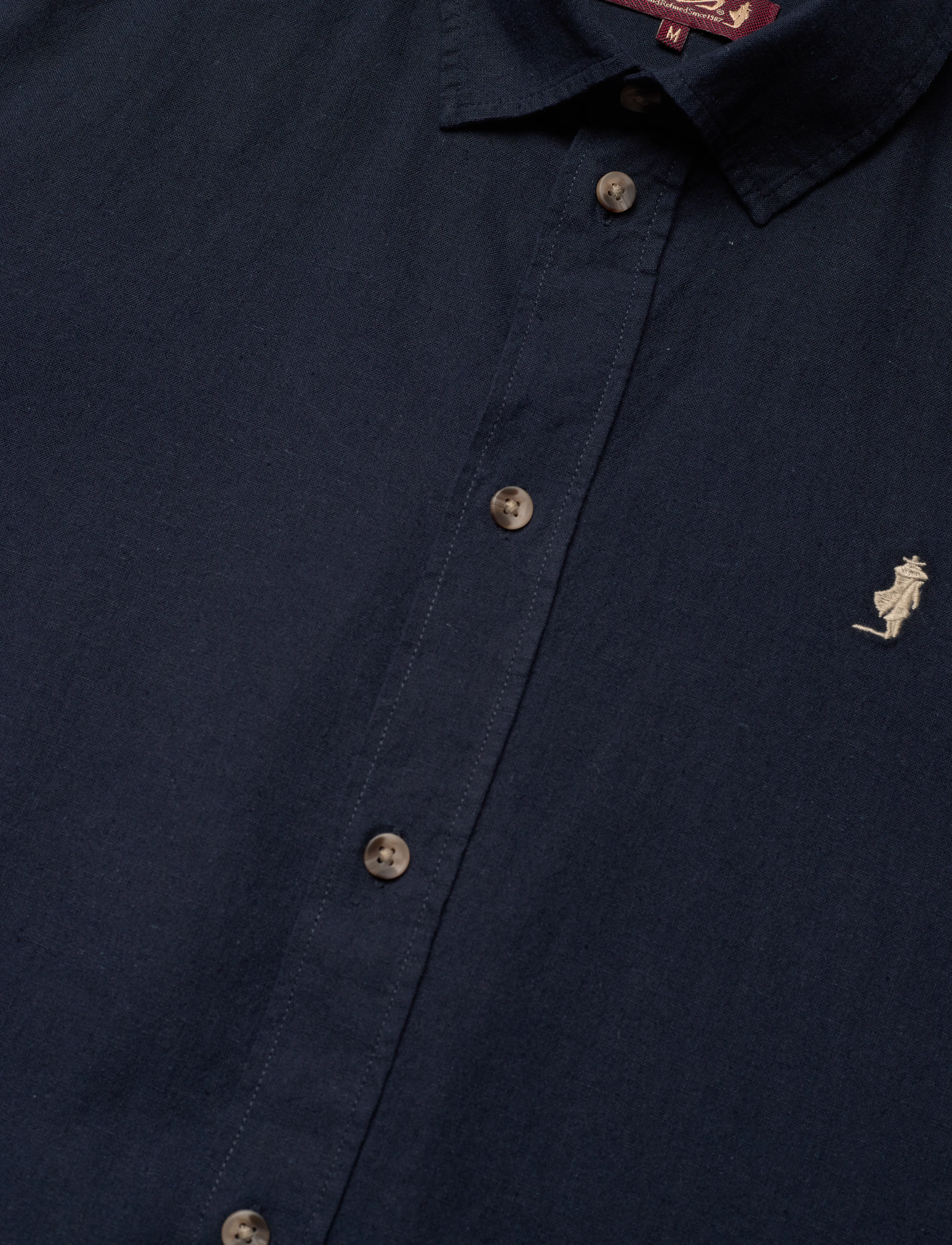 MCS - MCS Shirt Fort Worth Men - hørskjorter - dark sapphire - 3