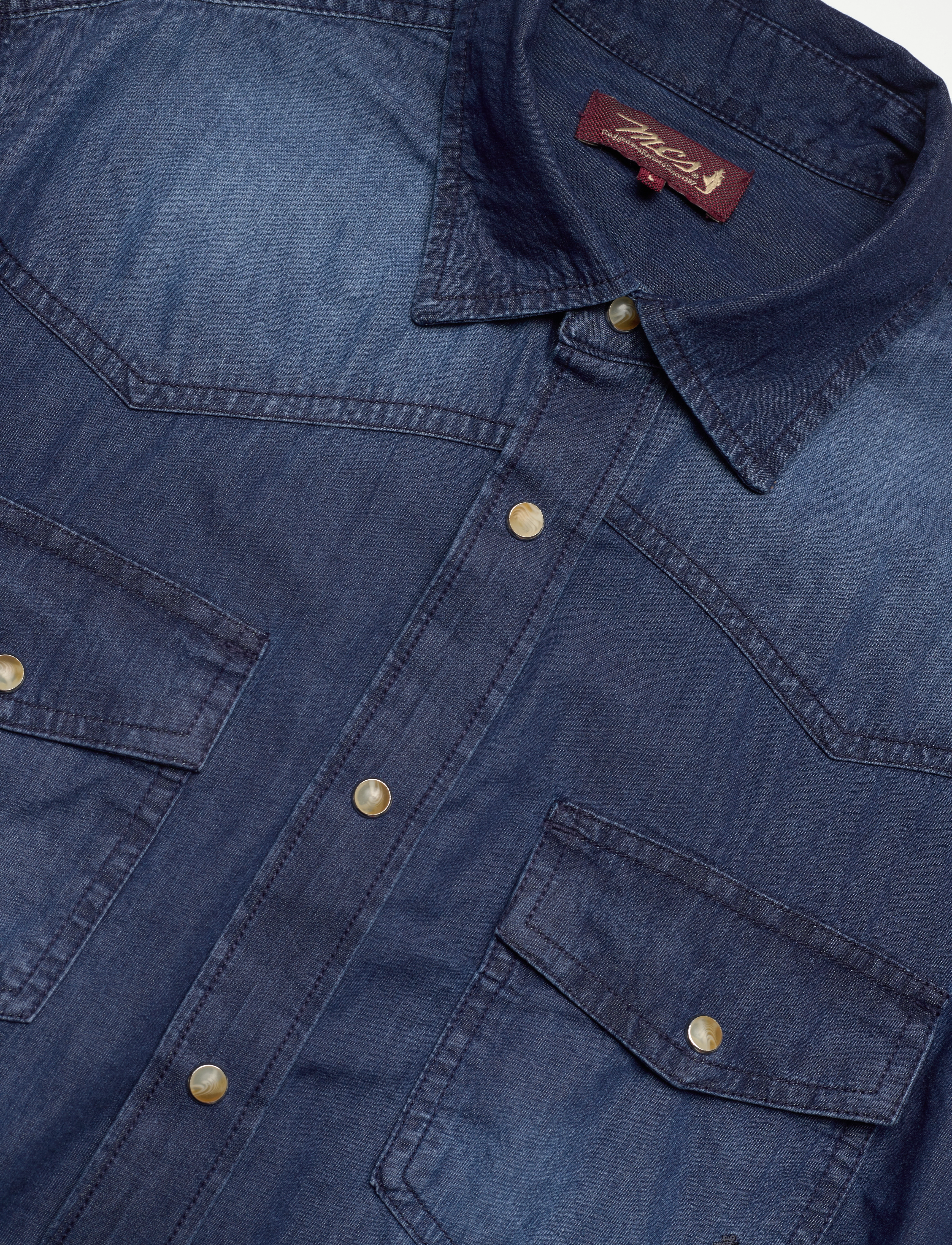 MCS - MCS Shirt Del Rio Men - geburtstagsgeschenke - denim - 3
