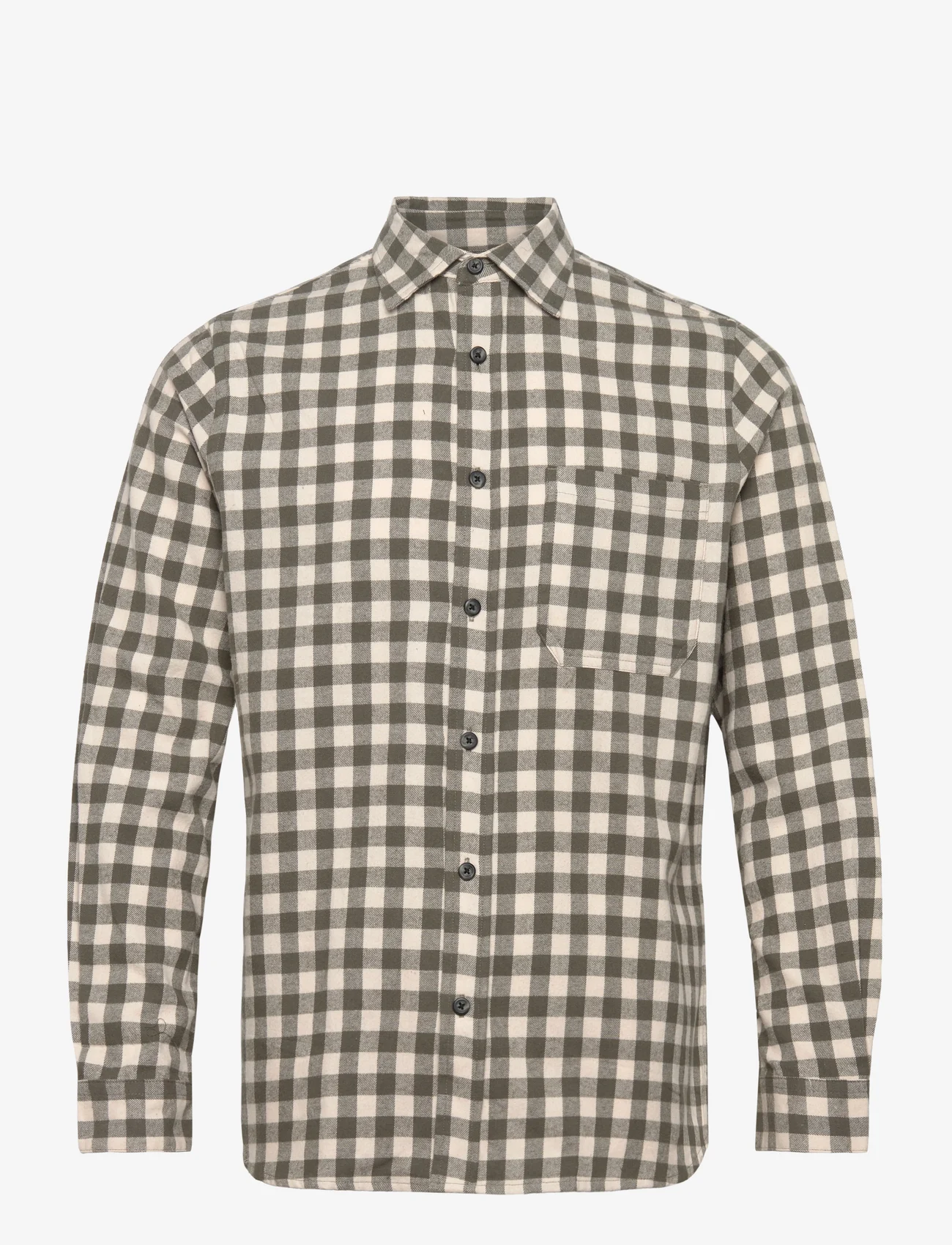 MCS - MCS Shirt Lufkin Men - checkered shirts - beetle - 0