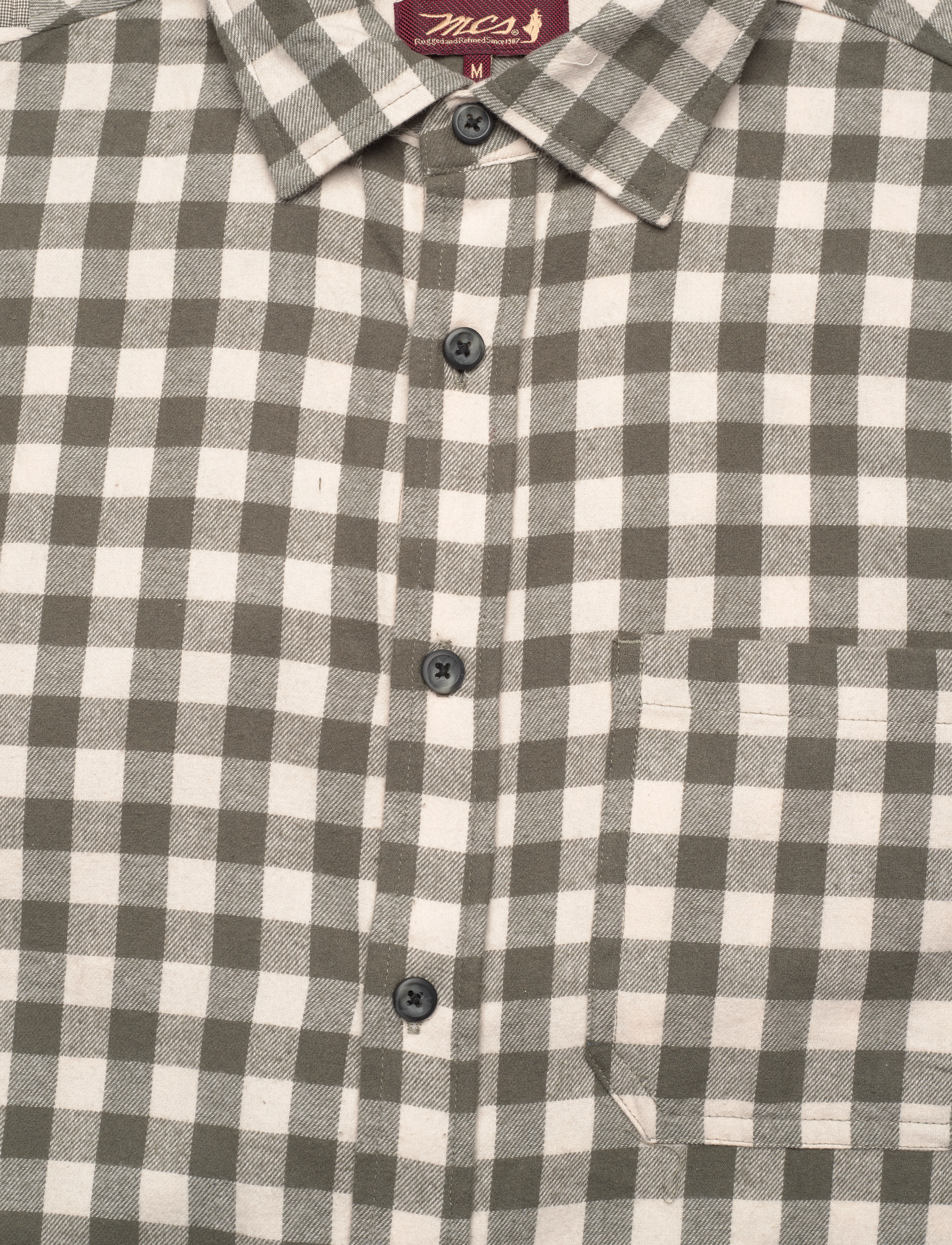 MCS - MCS Shirt Lufkin Men - ternede skjorter - beetle - 2