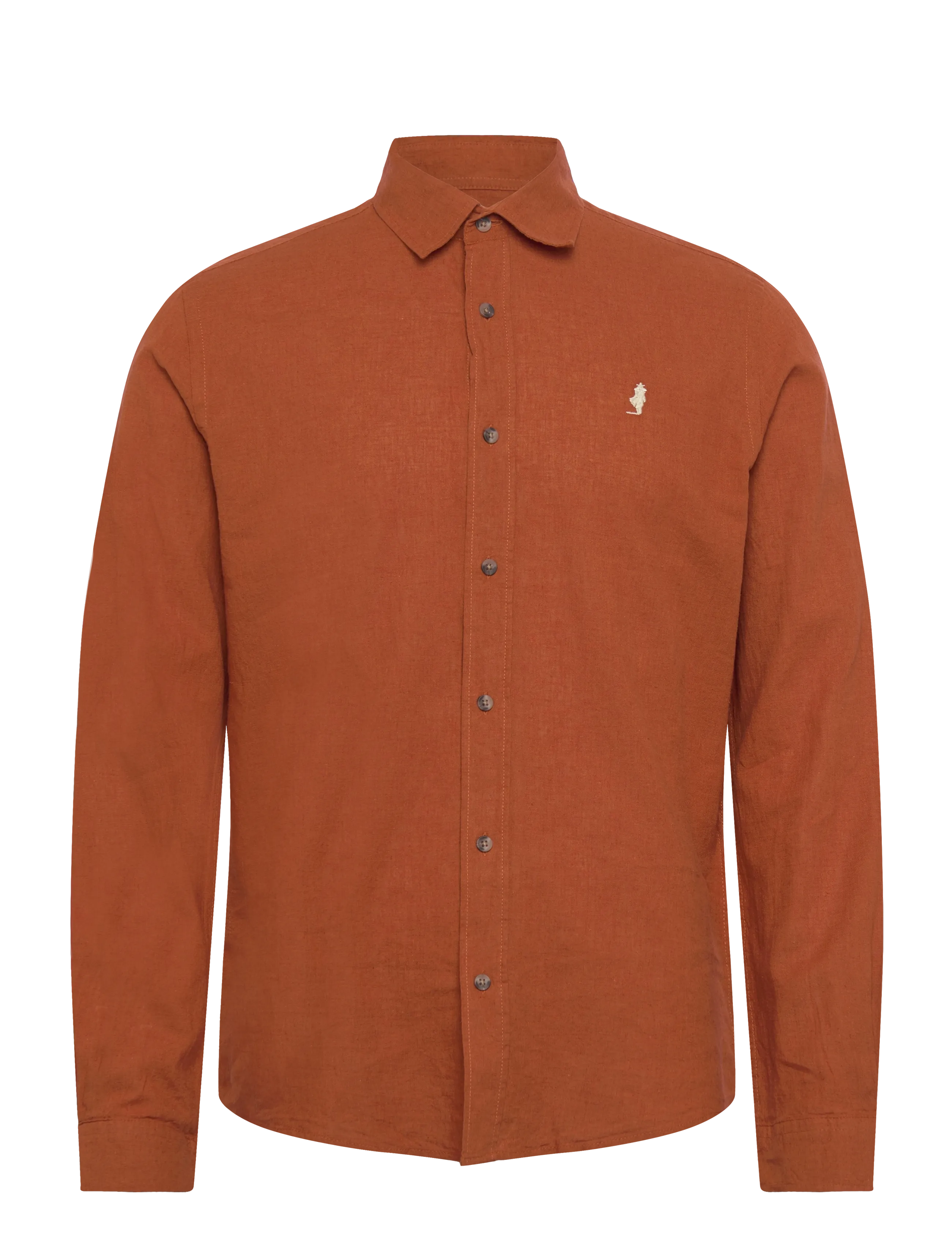 MCS MCS Shirt Grand Prairie Men - Särgid - BOMBAY BROWN / brown