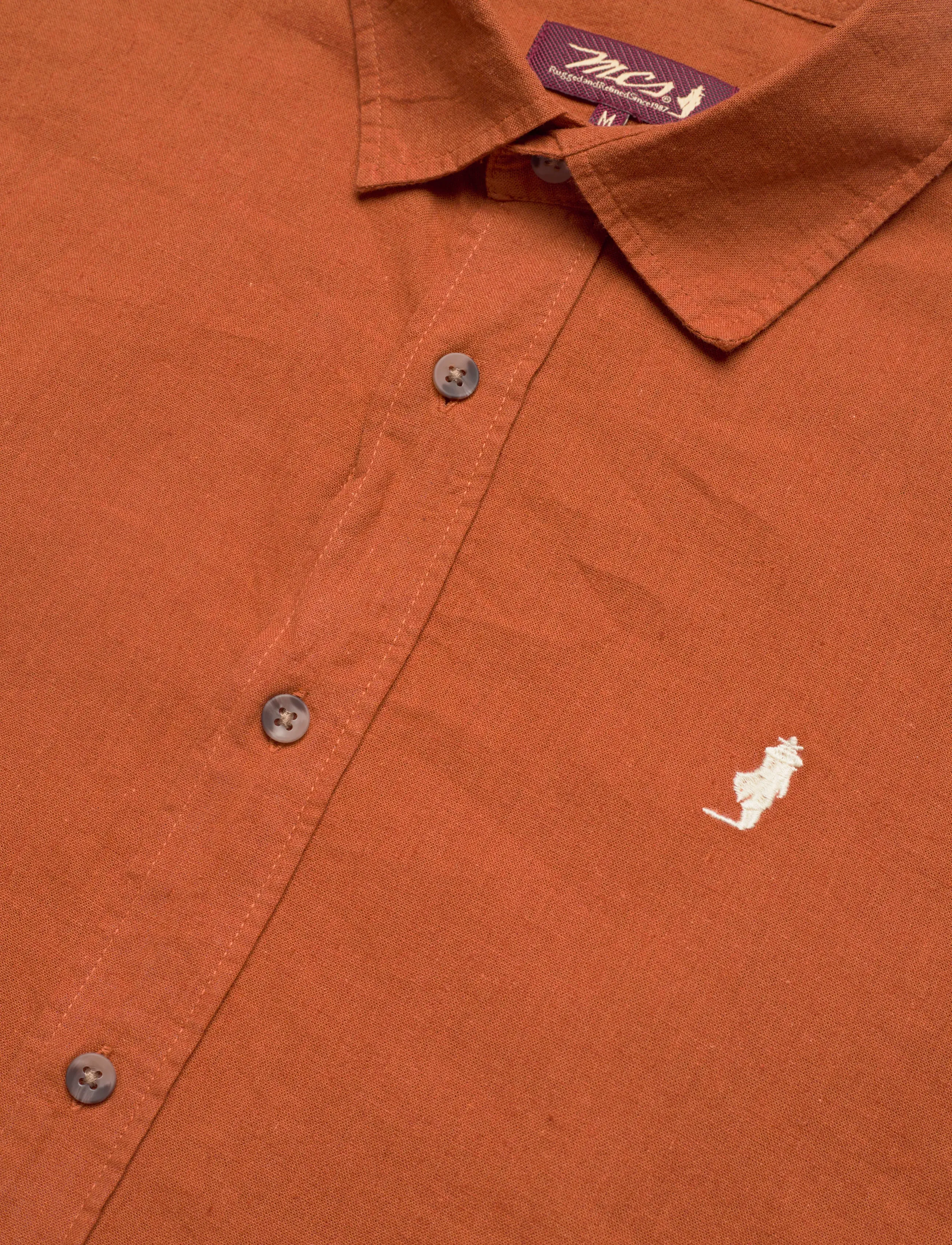MCS - MCS Shirt Grand Prairie Men - casual skjorter - bombay brown - 3