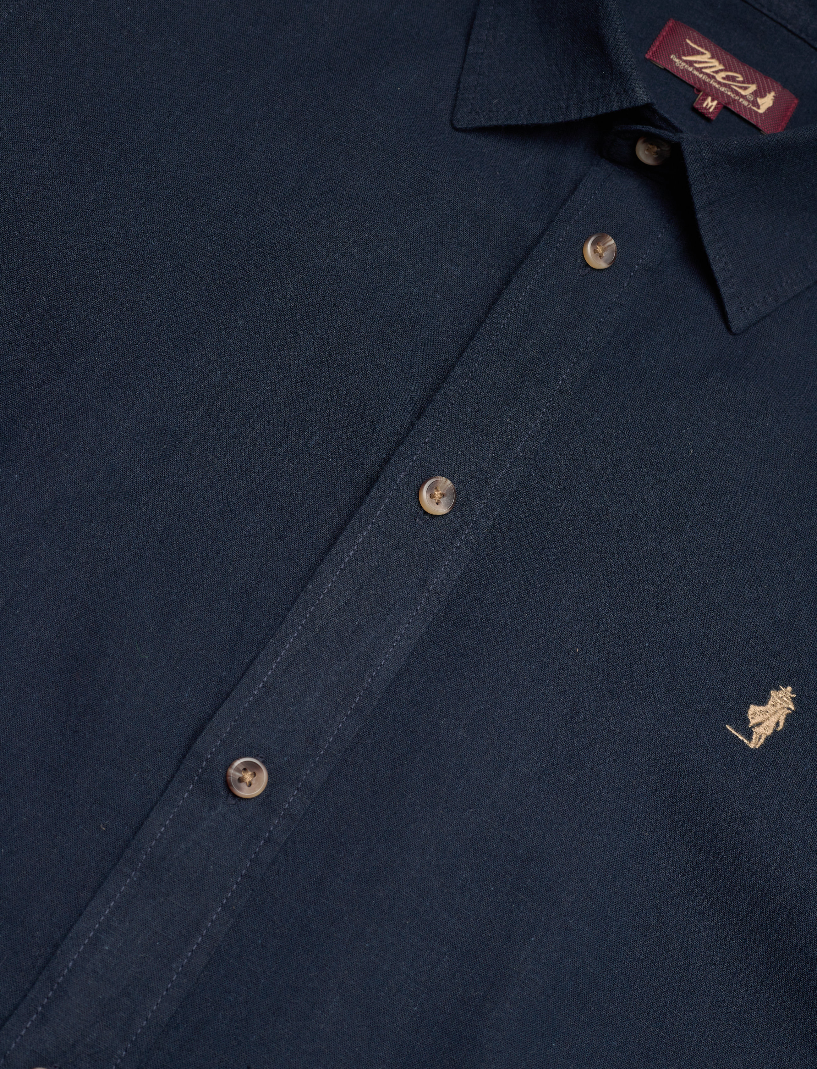 MCS - MCS Shirt Grand Prairie Men - casual skjortor - dark sapphire - 3