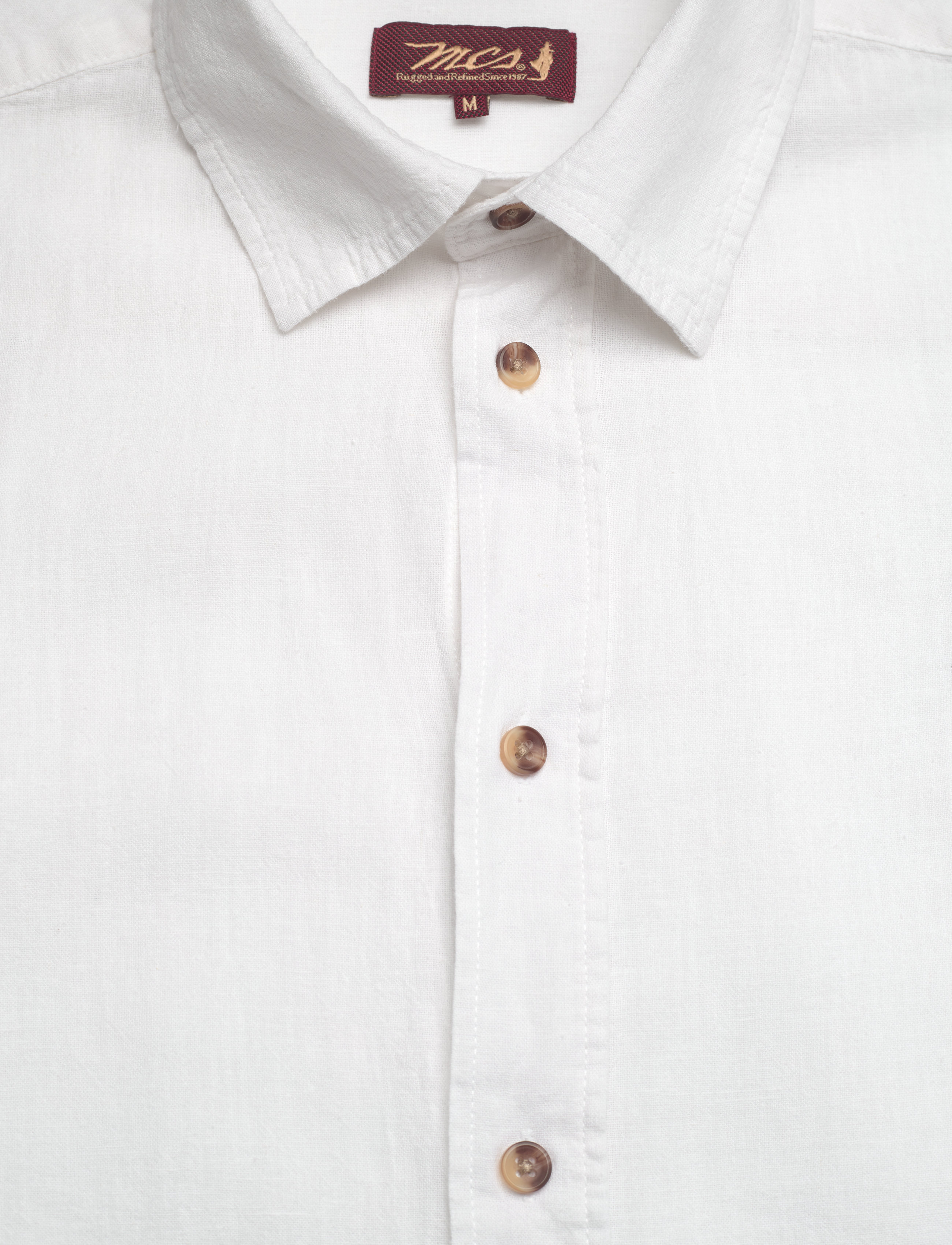 MCS - MCS Shirt Grand Prairie Men - casual skjortor - white - 2