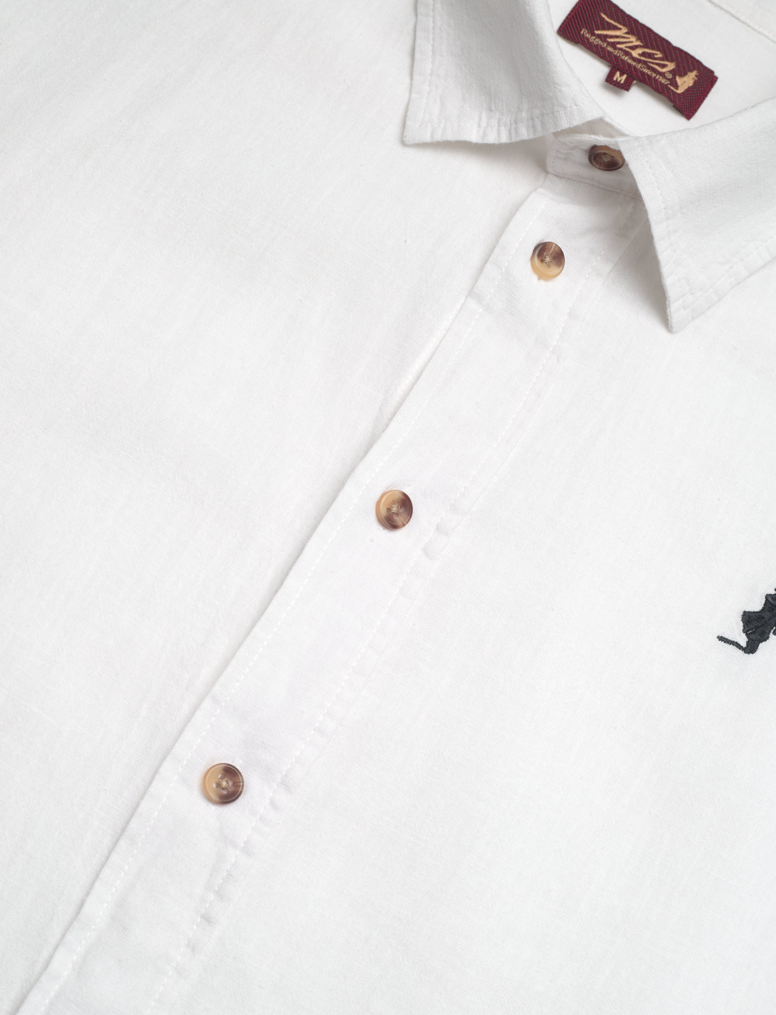 MCS - MCS Shirt Grand Prairie Men - casual skjortor - white - 3