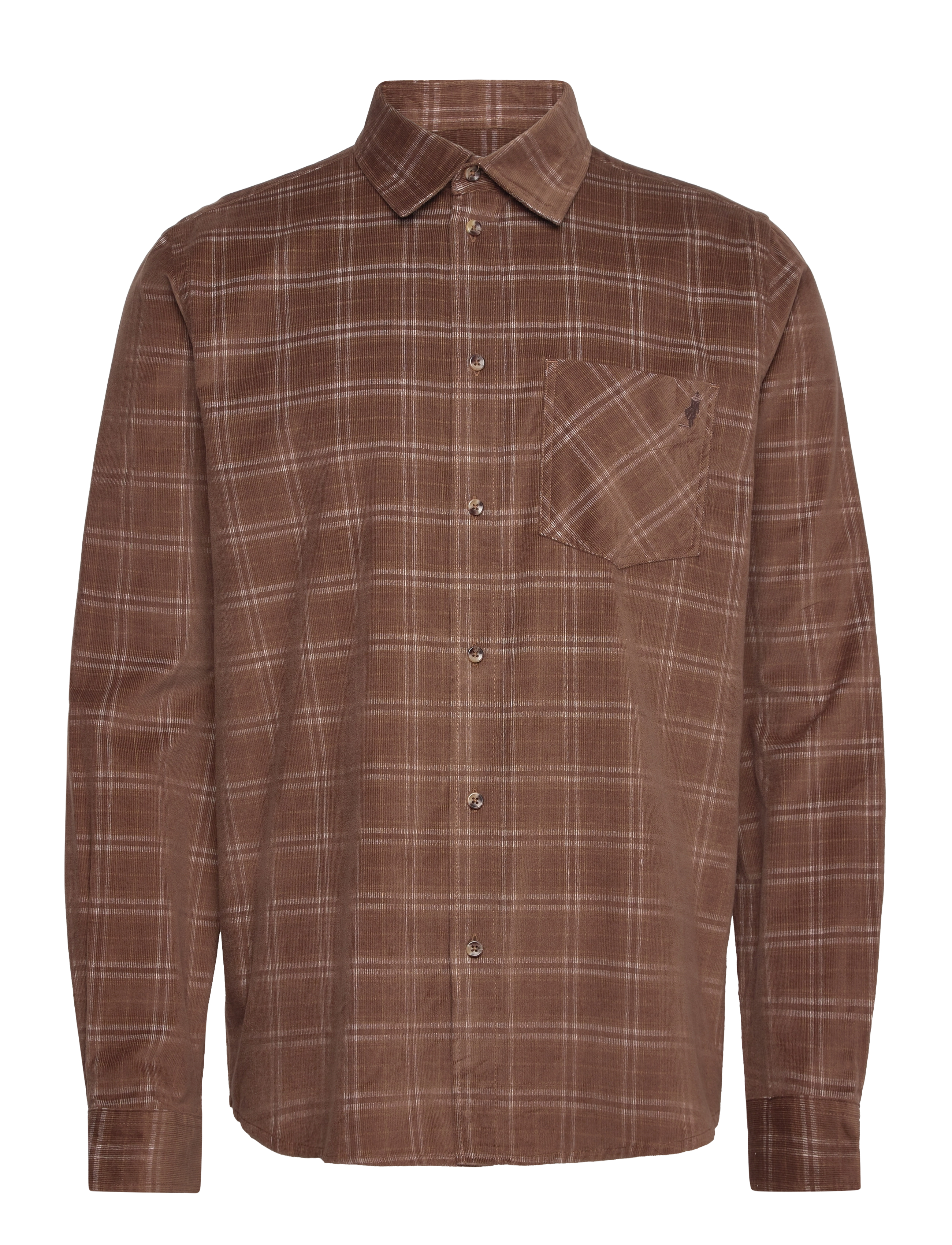 MCS Ashton Reg CO MCS M SHIRT - Riided - 19-1116TCX CARAFE / brown