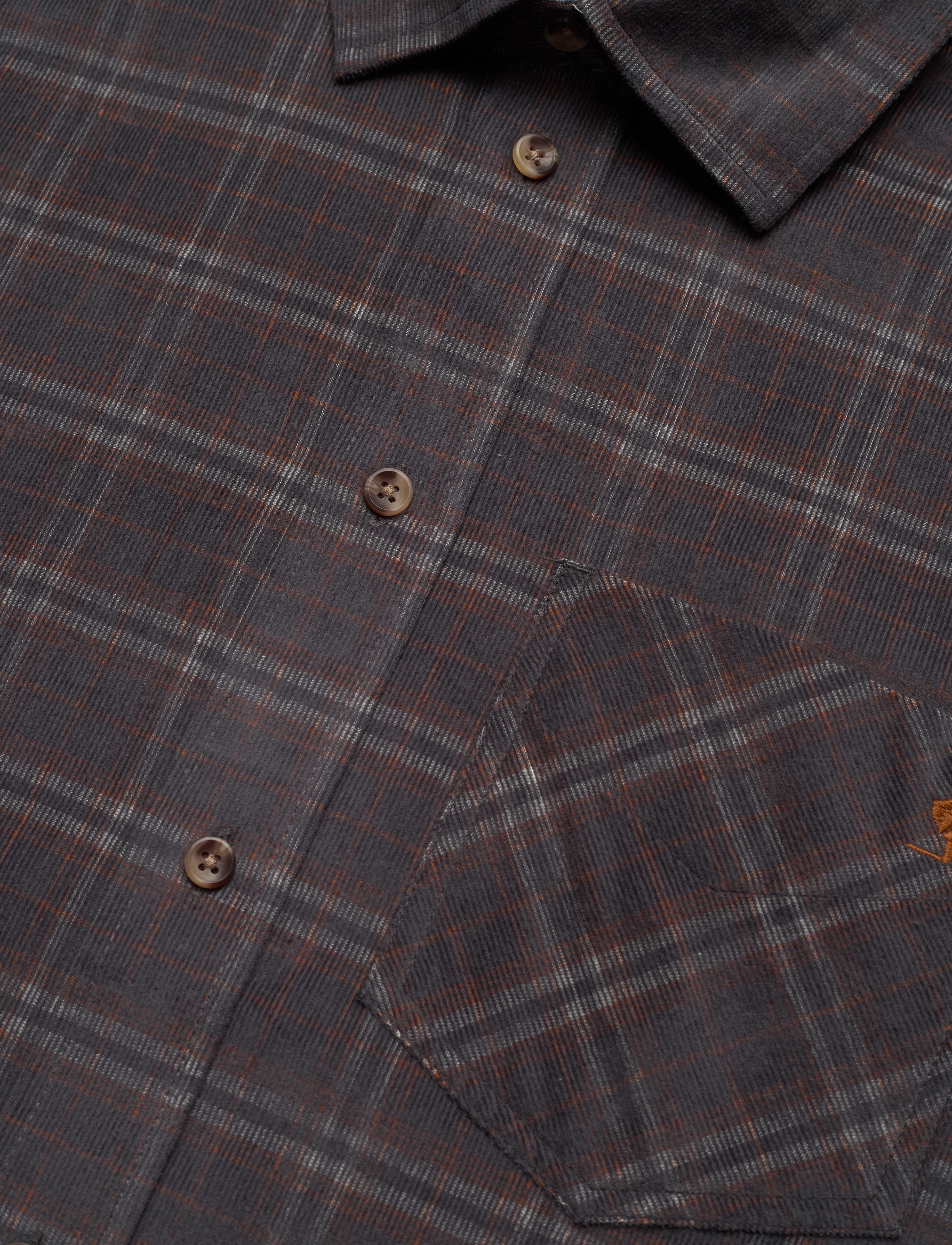 MCS - Ashton Reg CO MCS M SHIRT - ternede skjorter - 19-3906tcx dark shadow - 3