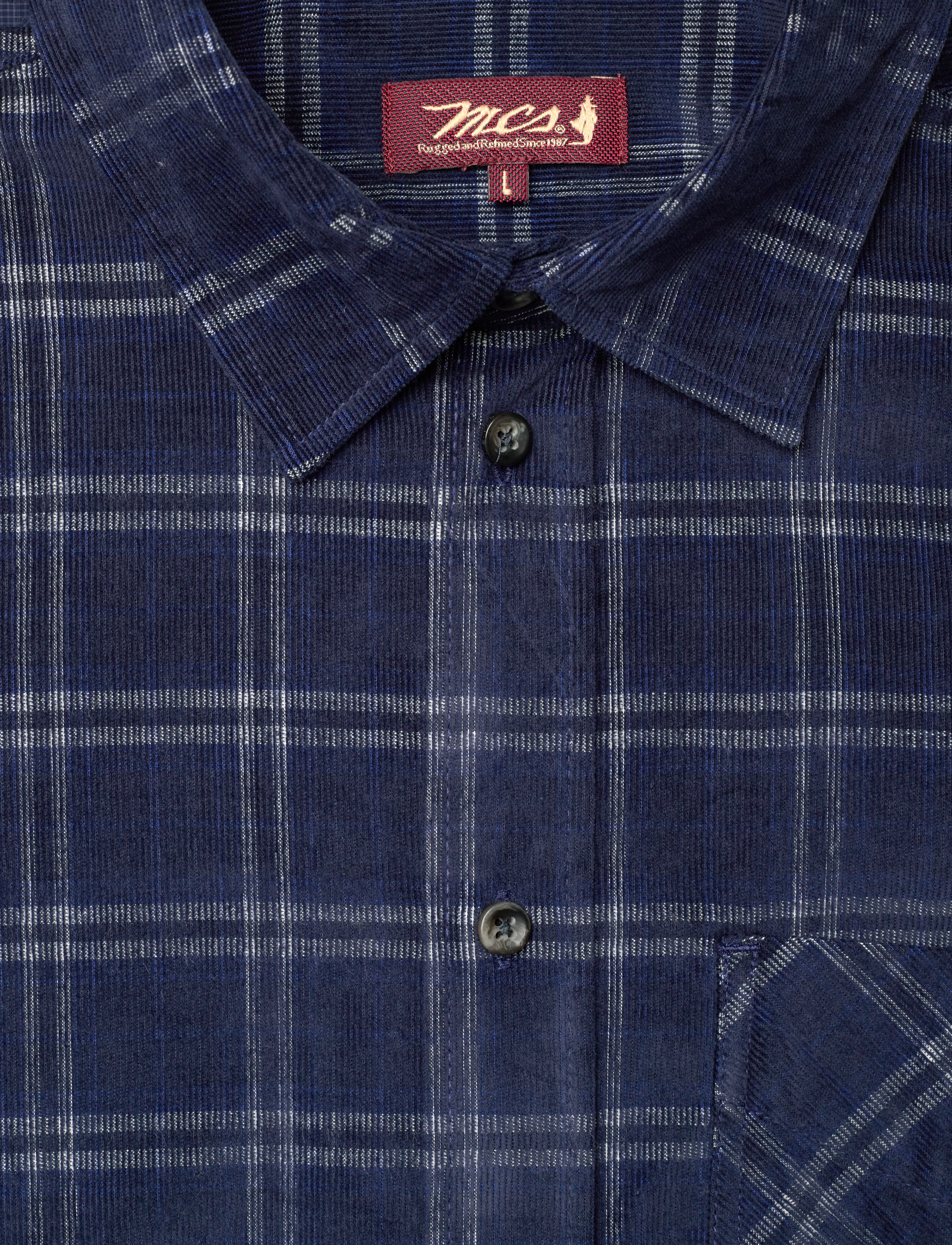 MCS - Ashton Reg CO MCS M SHIRT - ternede skjorter - 19-4020tcx dark sapphire - 2