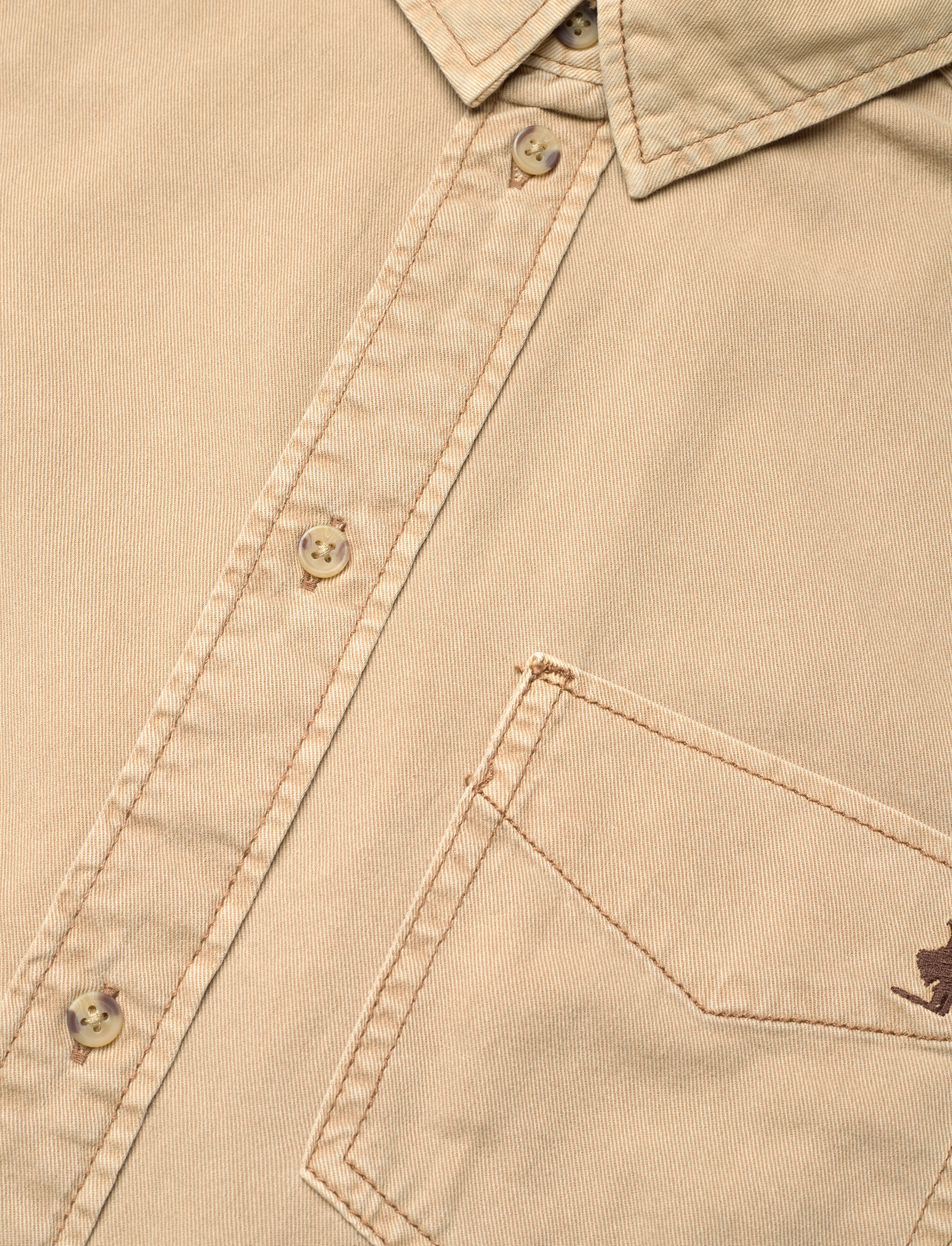 MCS - Arlo Reg co MCS M SHIRT - basic skjorter - 18-1018tcx otter - 3