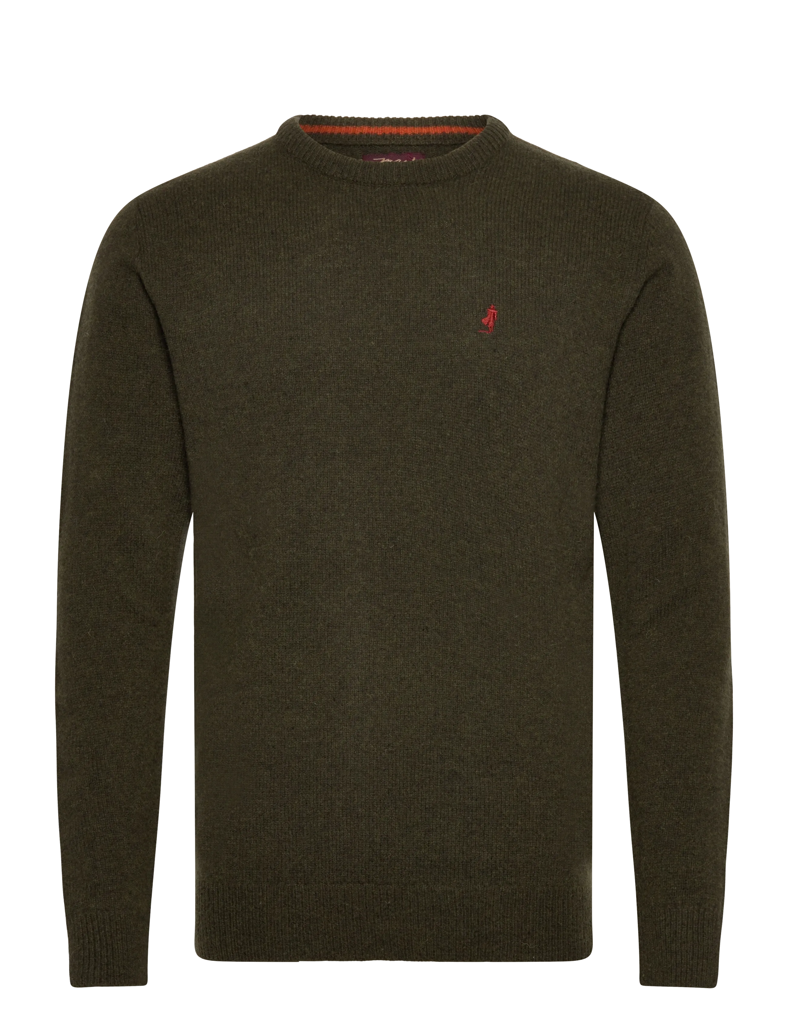 MCS MCS  ADRIAN KNIT MEN - Strik - GREENMEL / khaki/green