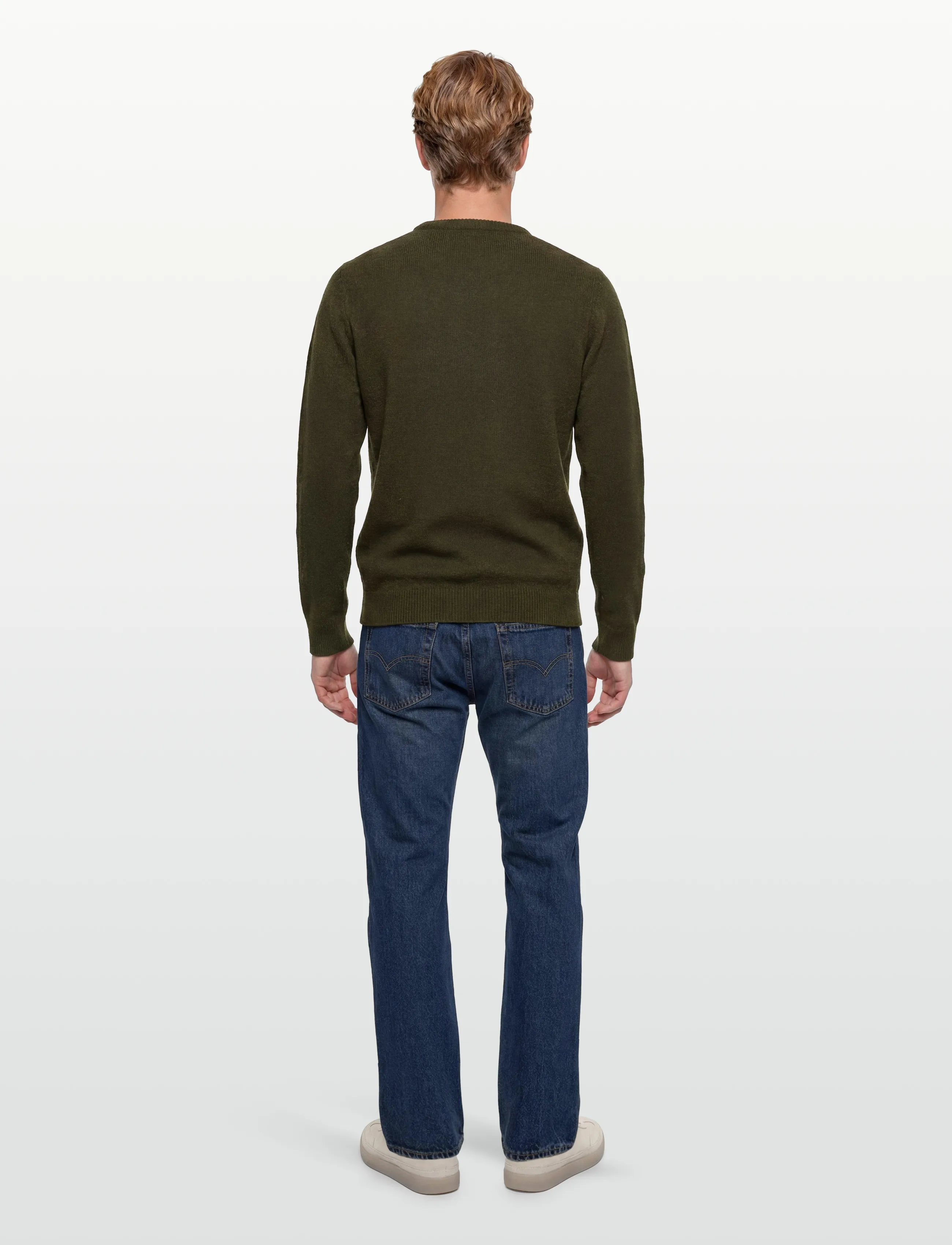 MCS - MCS  ADRIAN KNIT MEN - basic-strickmode - greenmel - 4