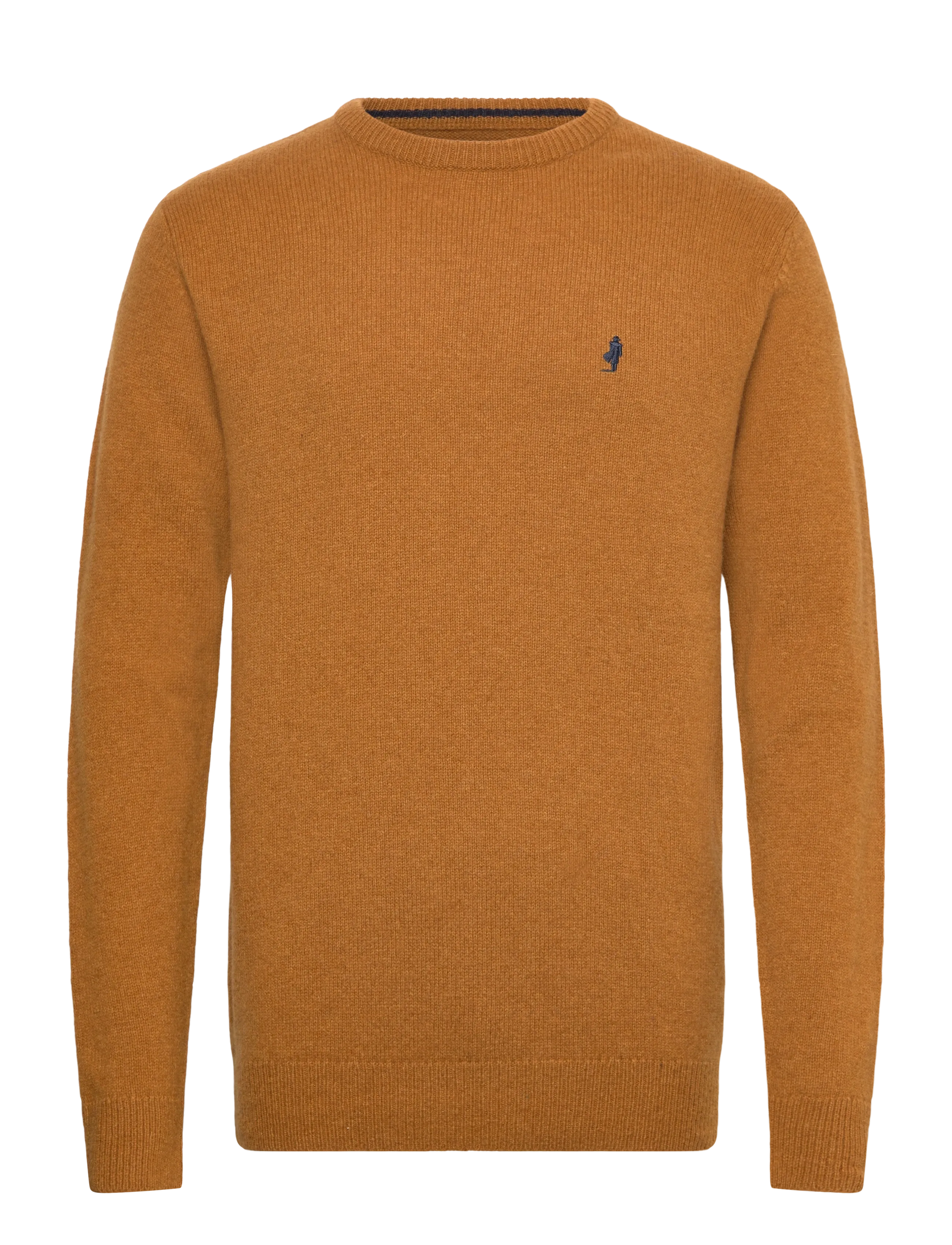 MCS MCS  ADRIAN KNIT MEN - Basic-Strickmode - LEBROWNMEL / orange