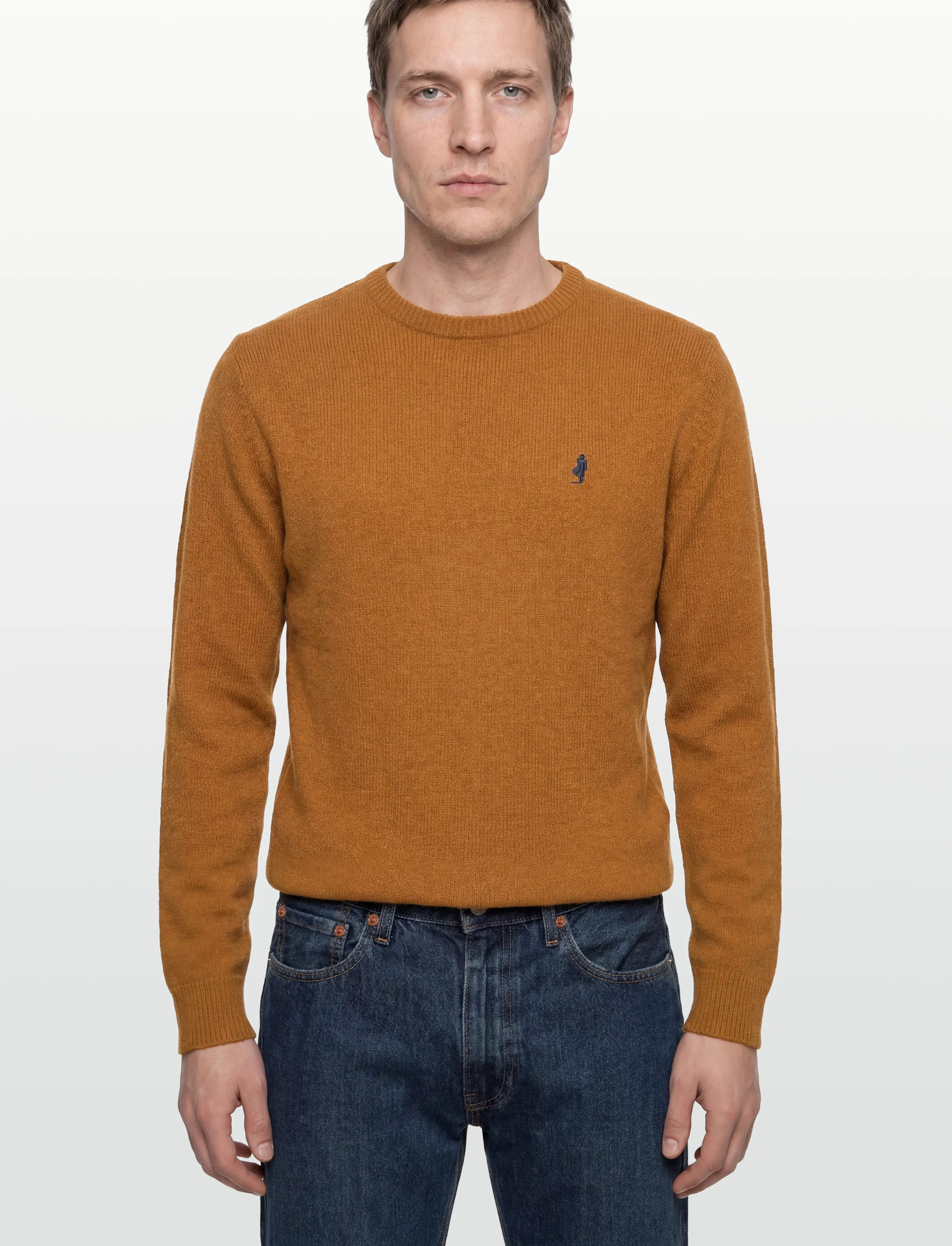 MCS - MCS  ADRIAN KNIT MEN - trøjer - lebrownmel - 3