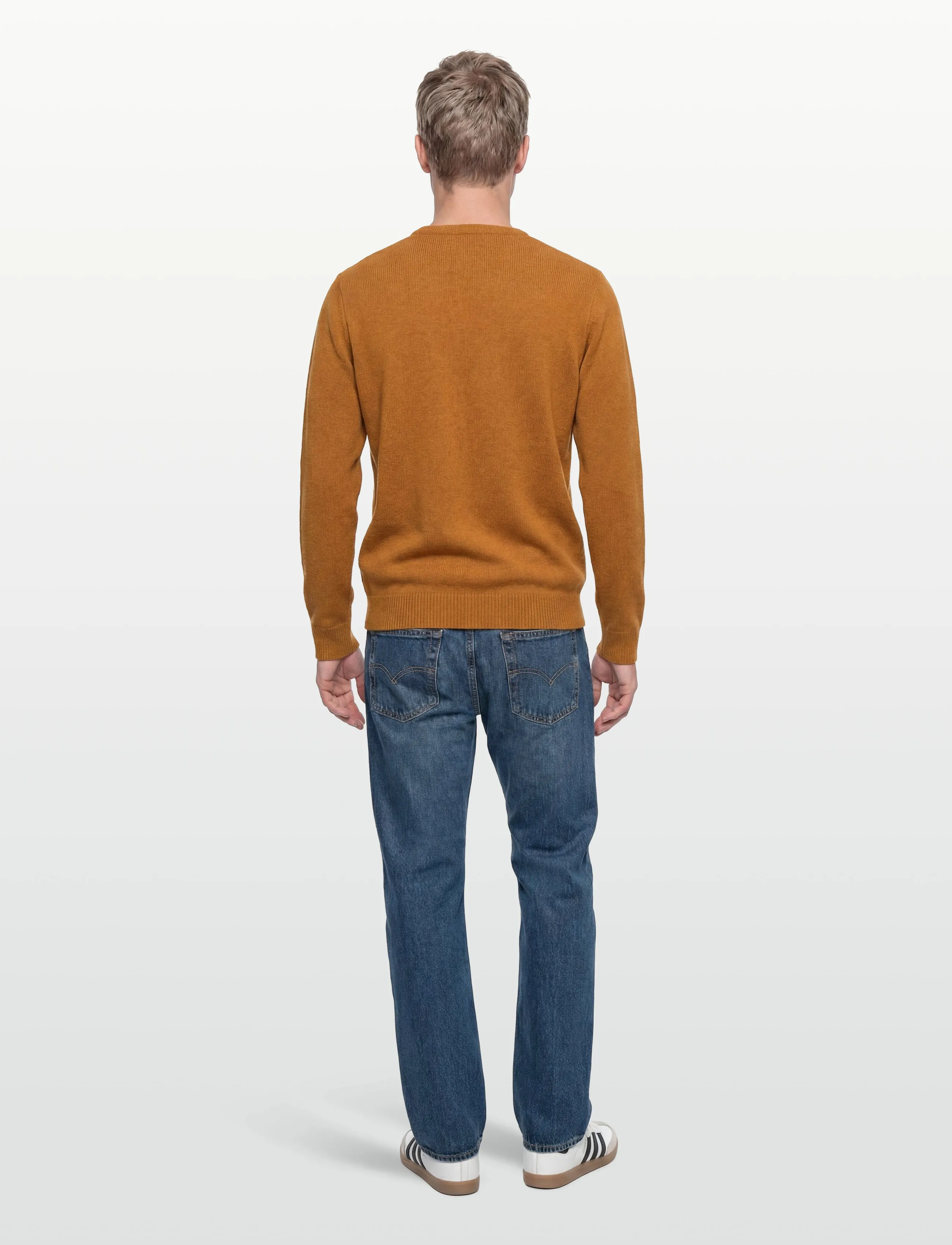MCS - MCS  ADRIAN KNIT MEN - trøjer - lebrownmel - 4