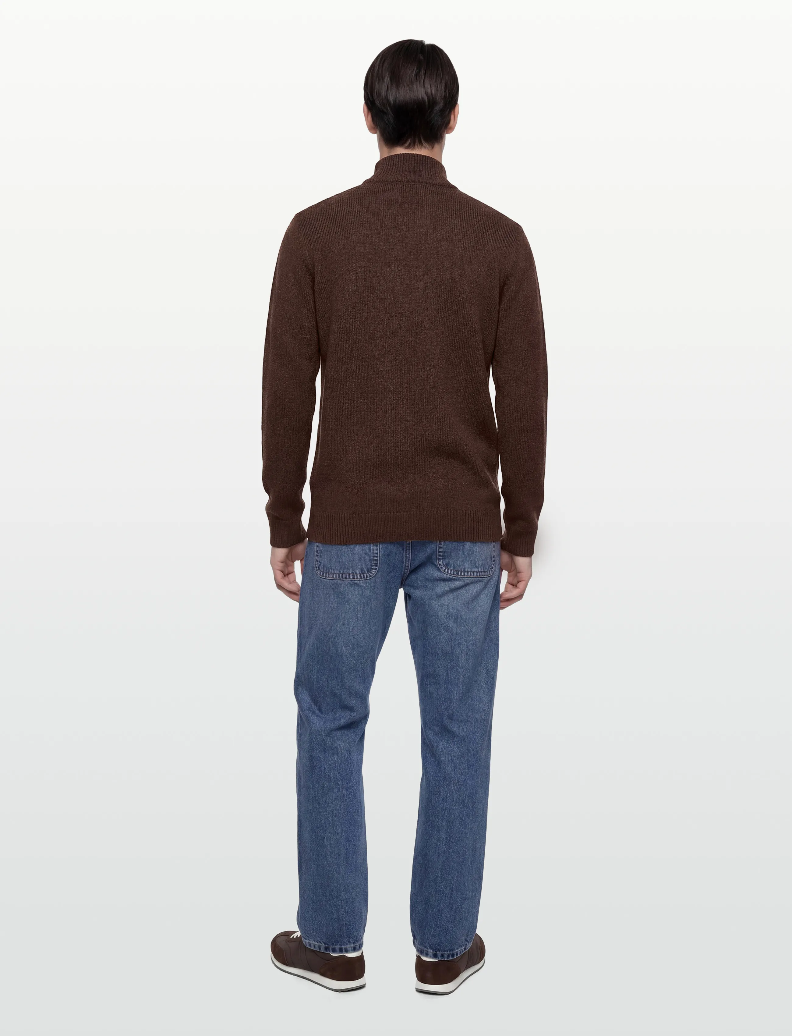 MCS - MCS AXEL KNIT MEN - mænd - dkbrownmel - 4