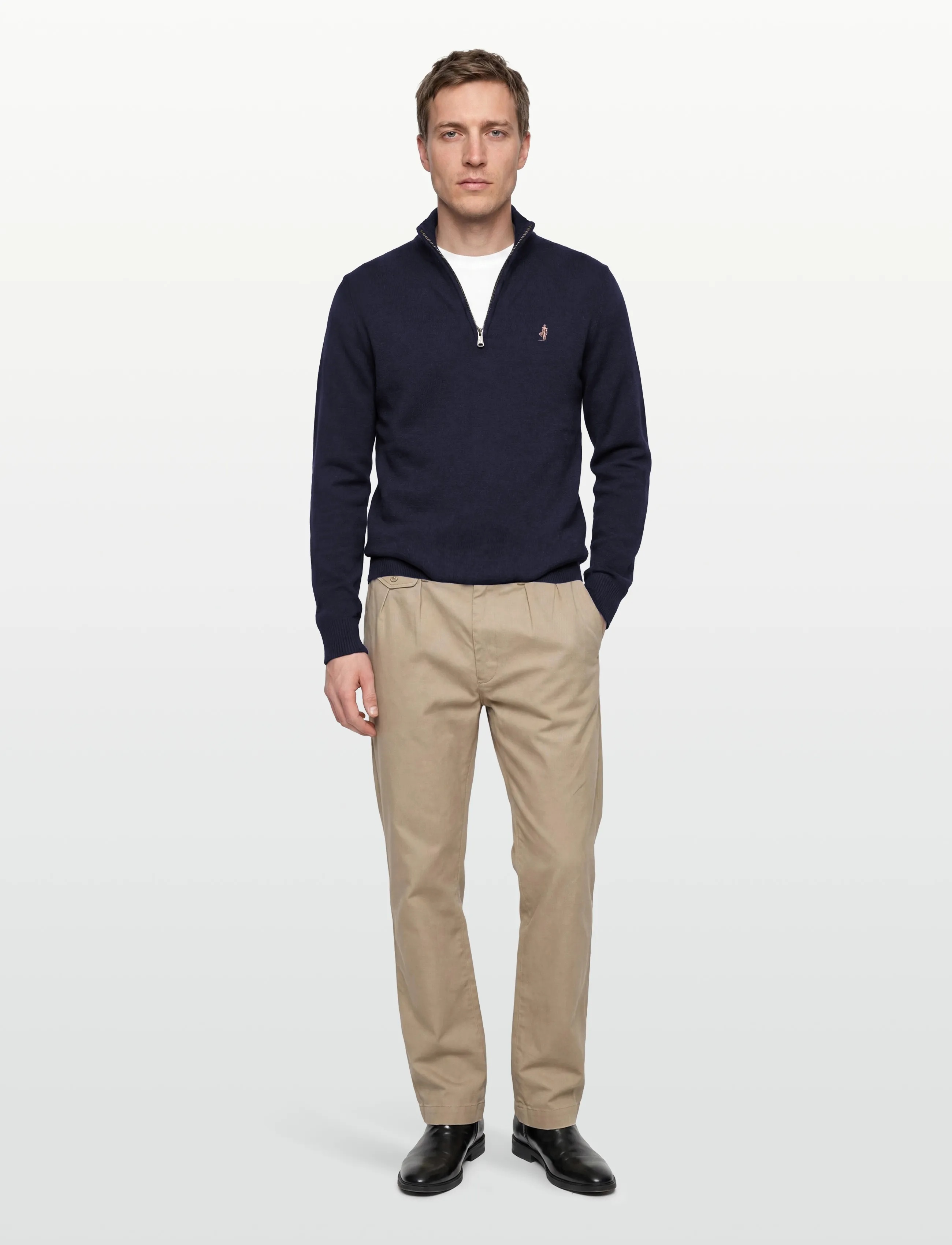 MCS - MCS AXEL KNIT MEN - men - navymel - 0