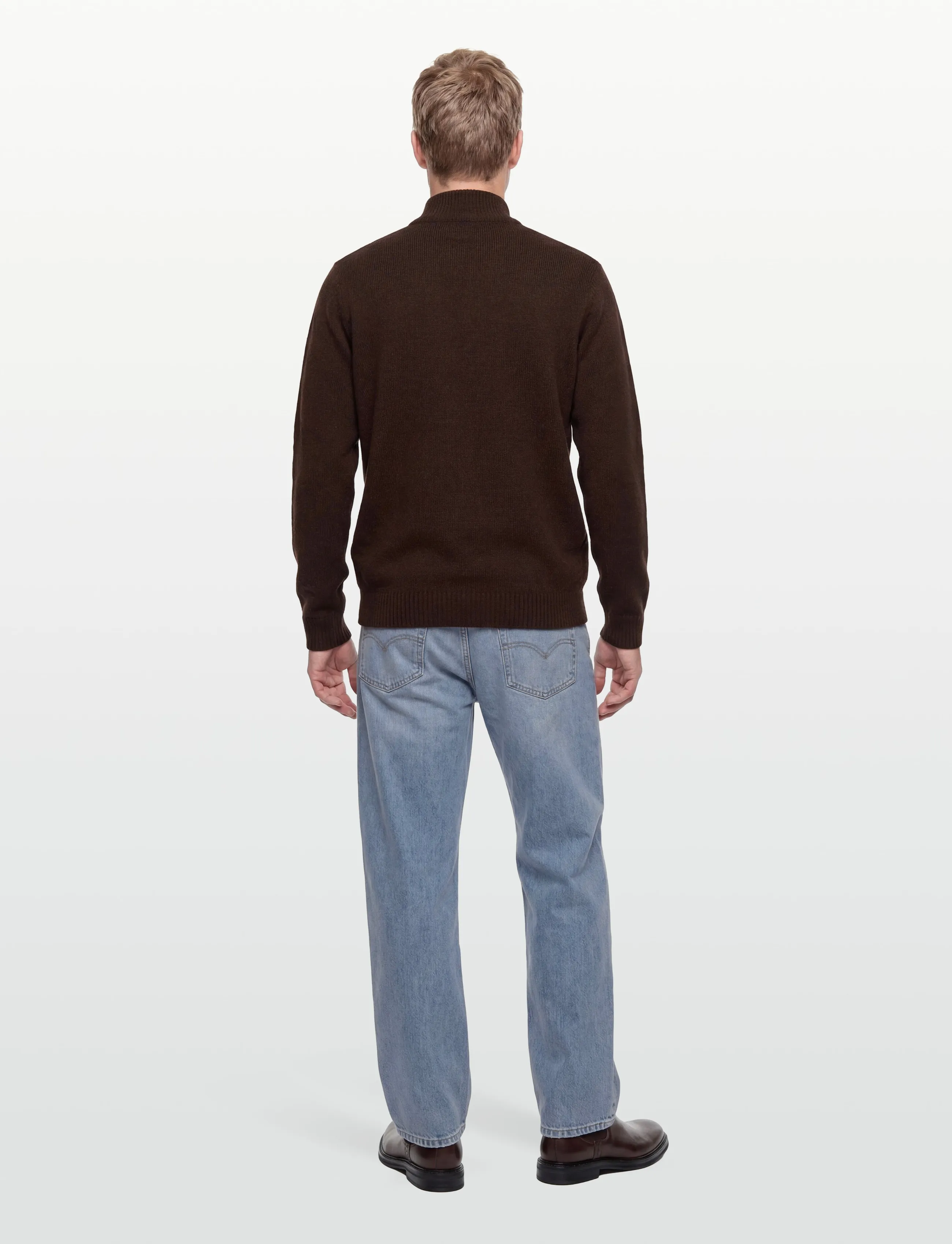 MCS - MCS ALFIE KNIT MEN - fødselsdagsgaver - dkbrownmel - 4