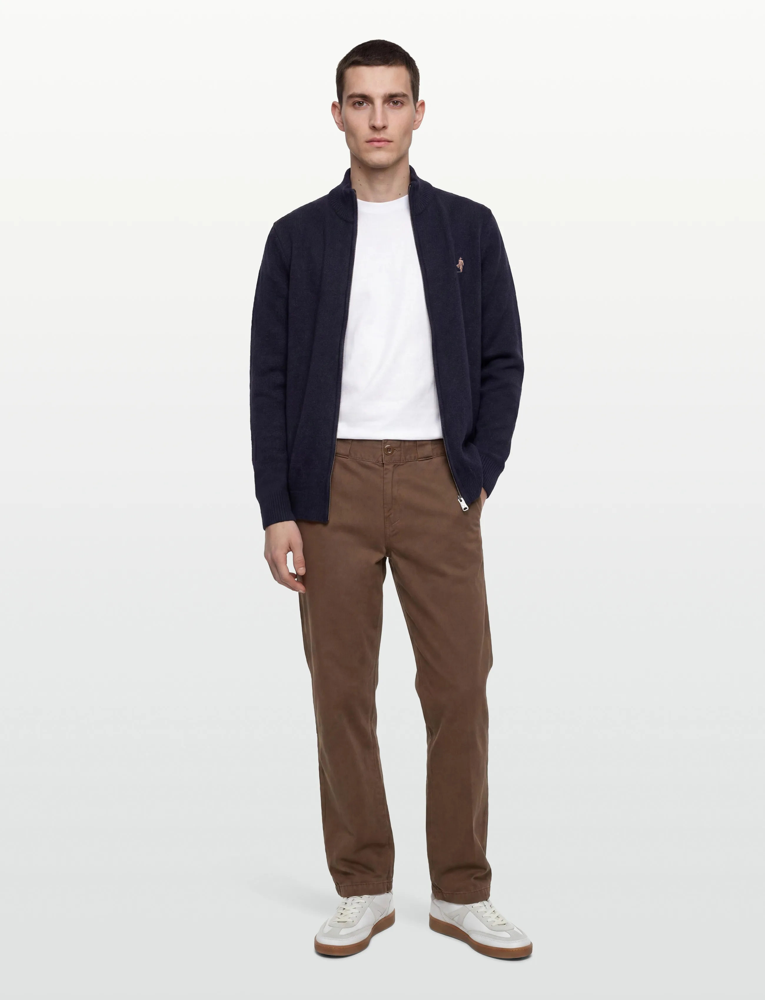 MCS - MCS ALFIE KNIT MEN - strickmode - navymel - 0