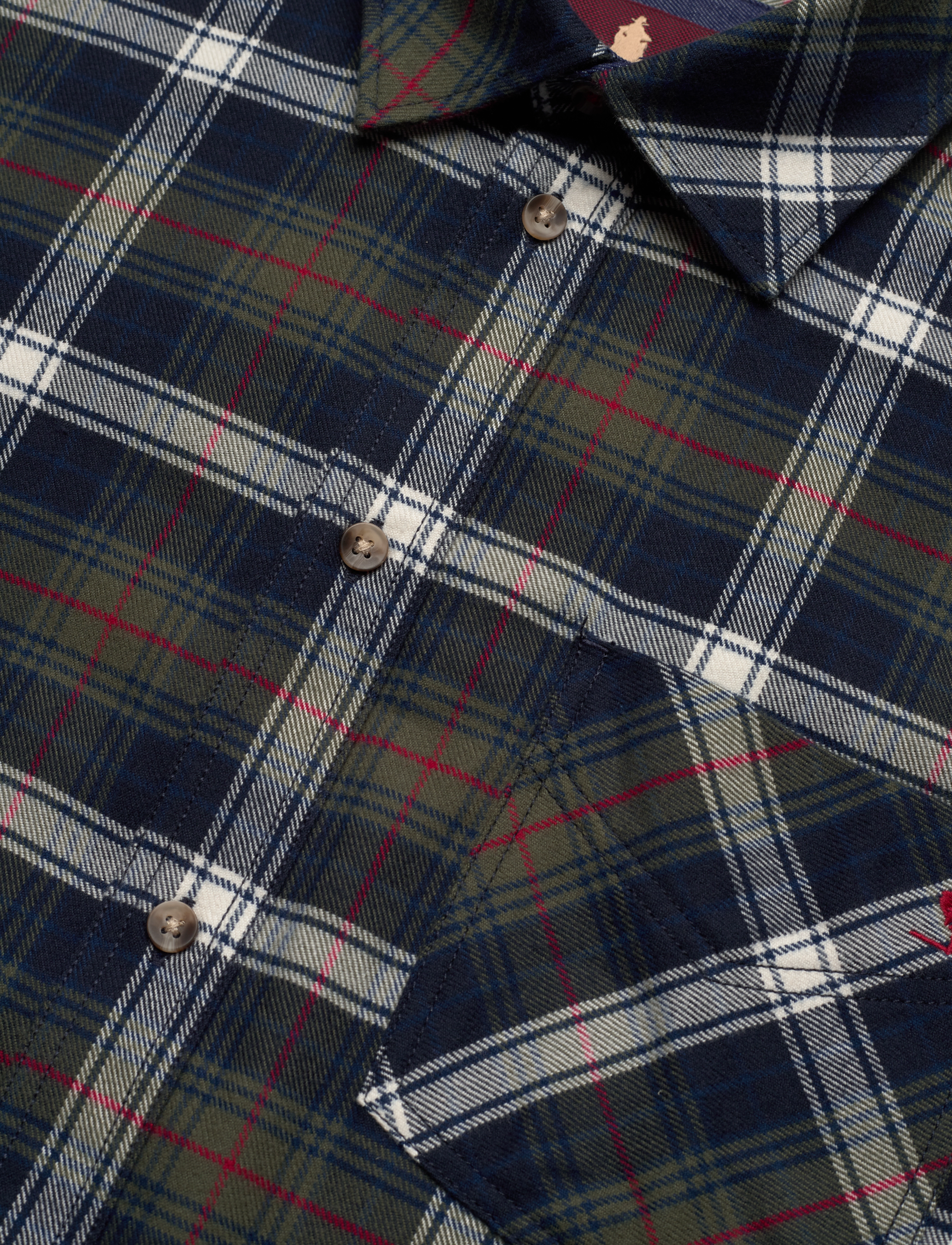 MCS - Ray reg co pe MCS M SHIRT - ruudulised särgid - 19-4020tcx dark sapphire - 3